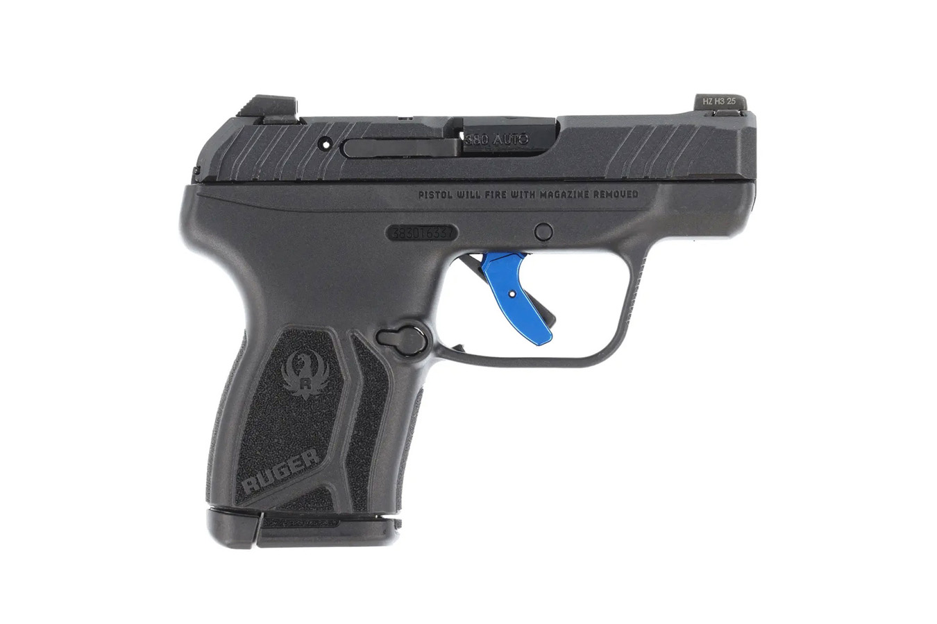 RUGER LCP MAX 380 ACP Semi-Auto Pistol with Blue Trigger