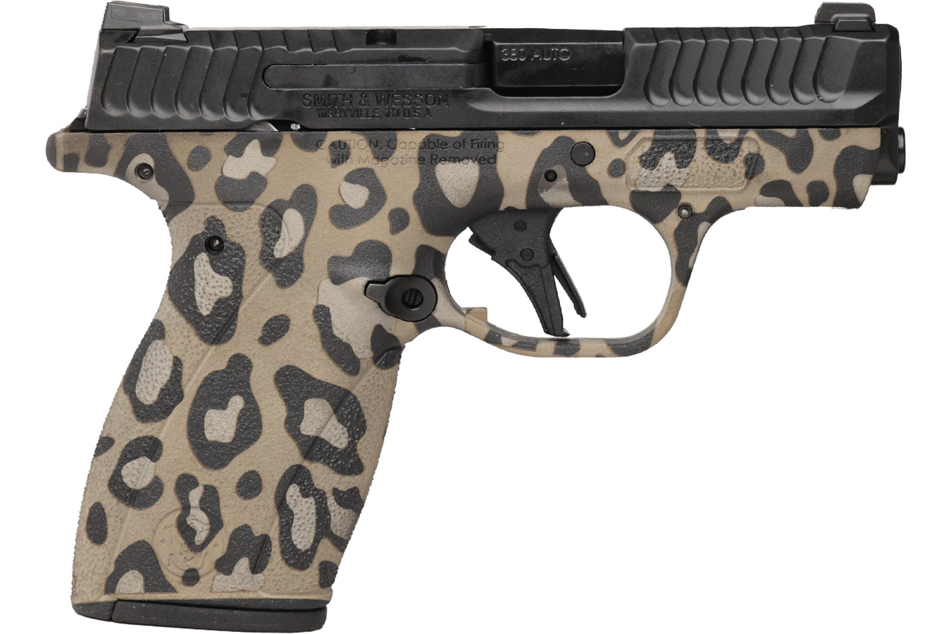SMITH AND WESSON Bodyguard 2.0 380 ACP Semi-Auto Pistol with Leopard Frame