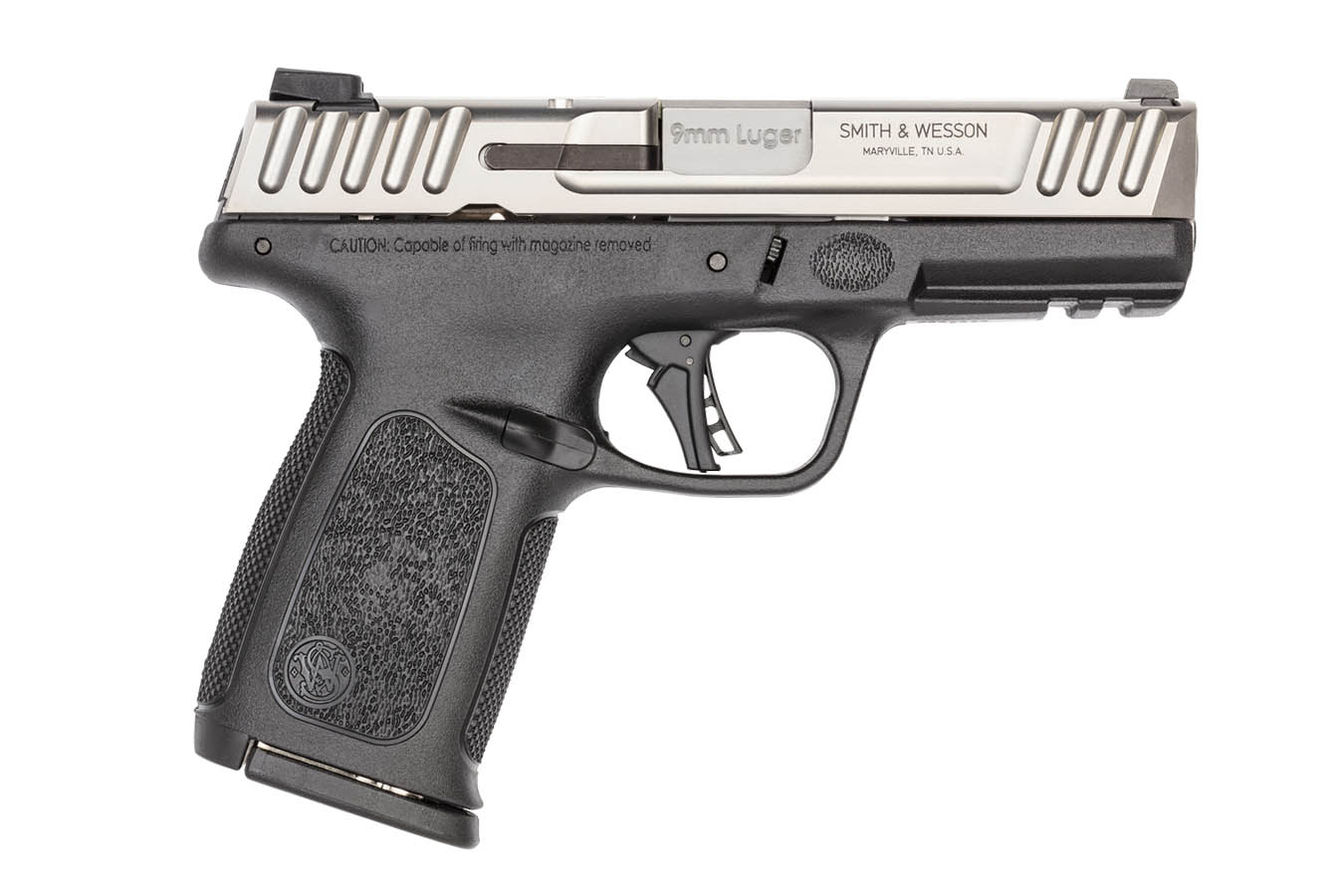 SMITH AND WESSON SD9 2.0 9mm Pistol with Two-Tone Finish and Accessory Rail