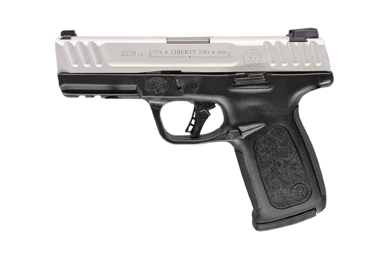 SMITH AND WESSON SD9 2.0 9mm America 250th Anniversary Edition Pistol with Two-Tone Finish and Accessory Rail