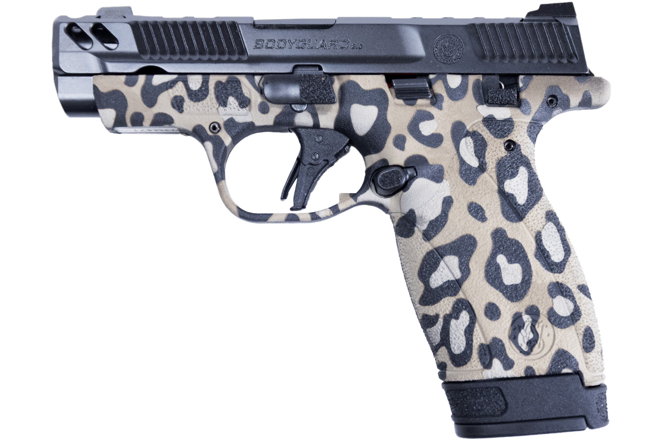SMITH AND WESSON Bodyguard 2.0 Carry Comp 380 ACP Semi-Auto Pistol with Leopard Finish