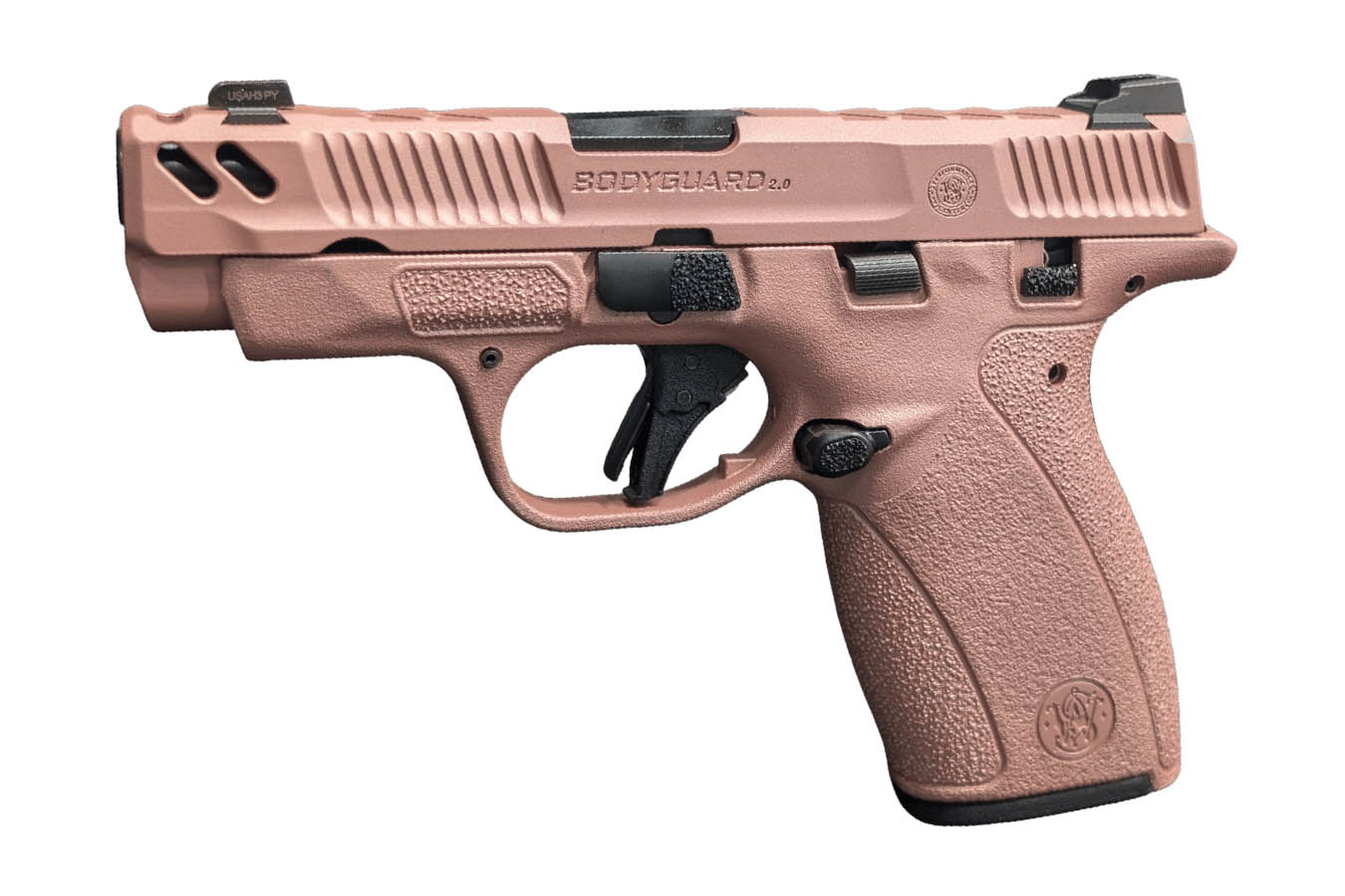 SMITH AND WESSON Bodyguard 2.0 Carry Comp 380 ACP Semi-Auto Pistol with Rose Gold Cerakote Finish