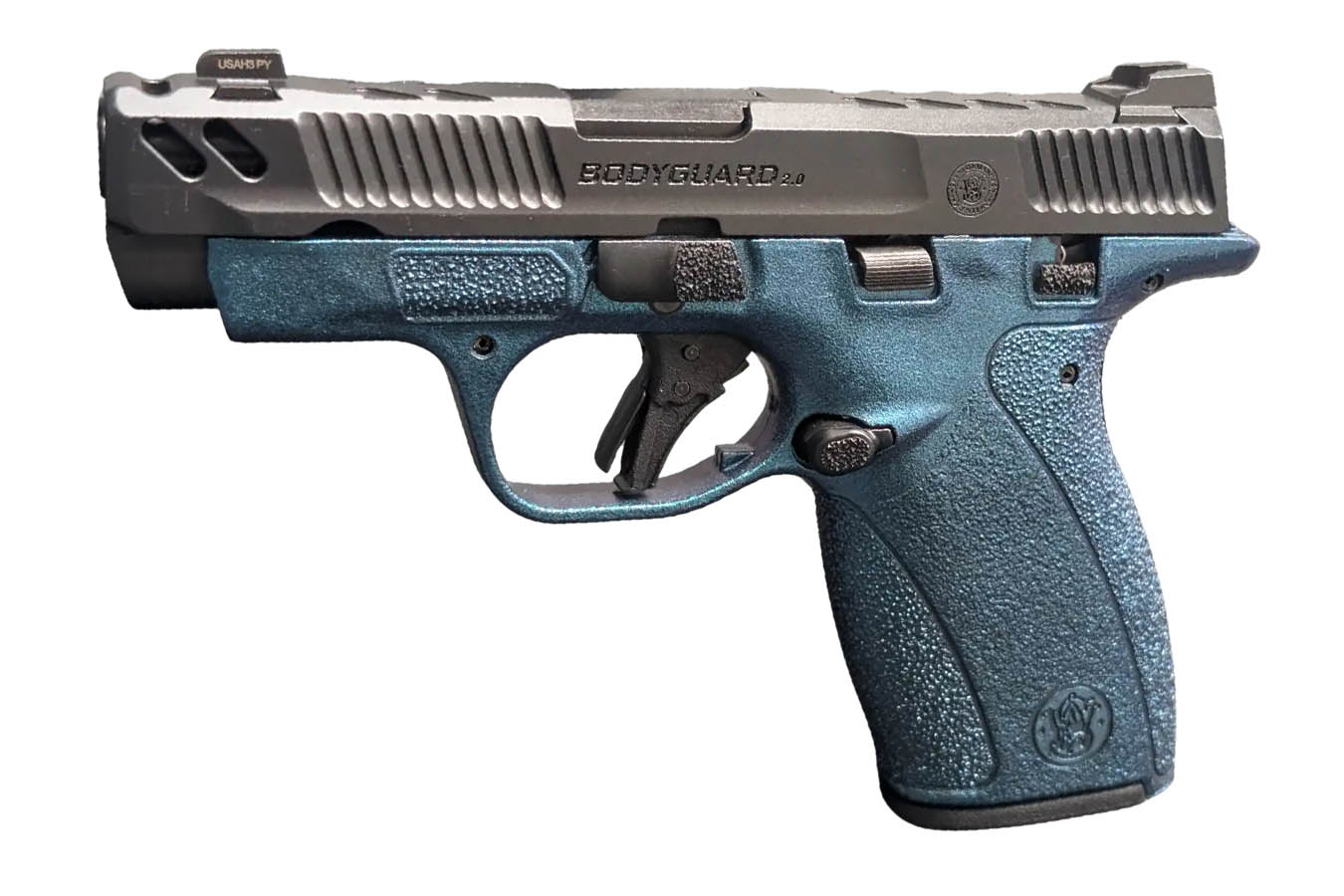 SMITH AND WESSON Bodyguard 2.0 Carry Comp 380 ACP Semi-Auto Pistol with Typhoon Cerakote Finish