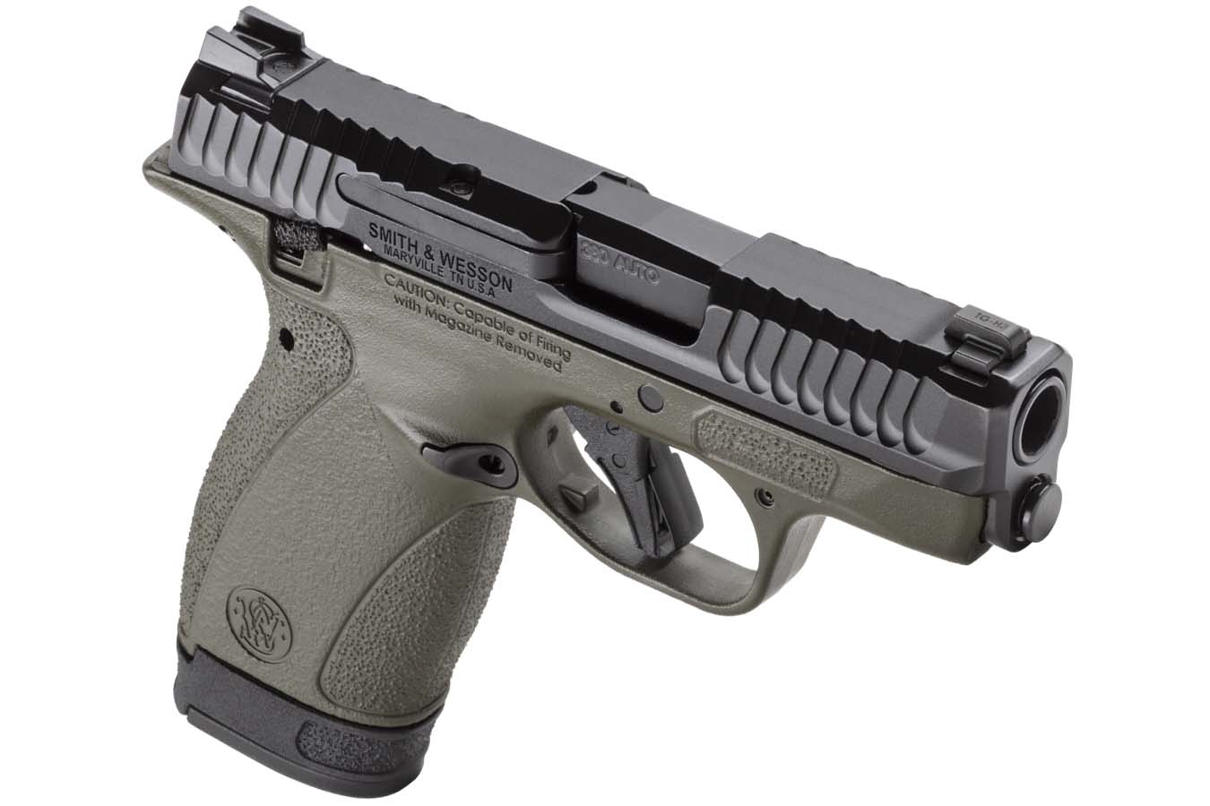 SMITH AND WESSON Bodyguard 2.0 380 ACP Semi-Auto Pistol with OD Green Frame
