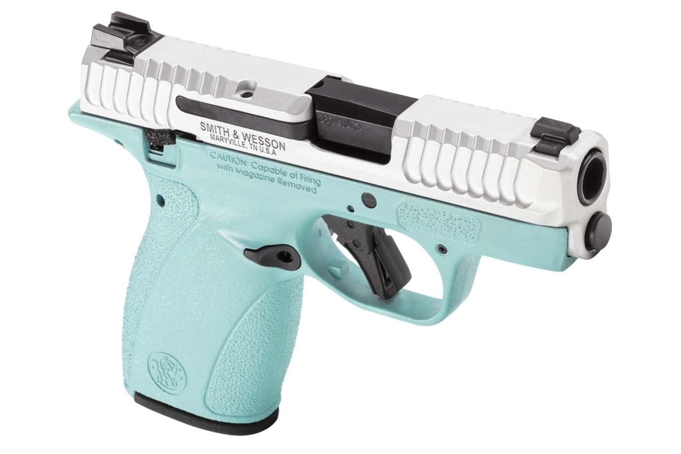 SMITH AND WESSON Bodyguard 2.0 380 ACP Semi-Auto Pistol with Robins Egg Blue Frame