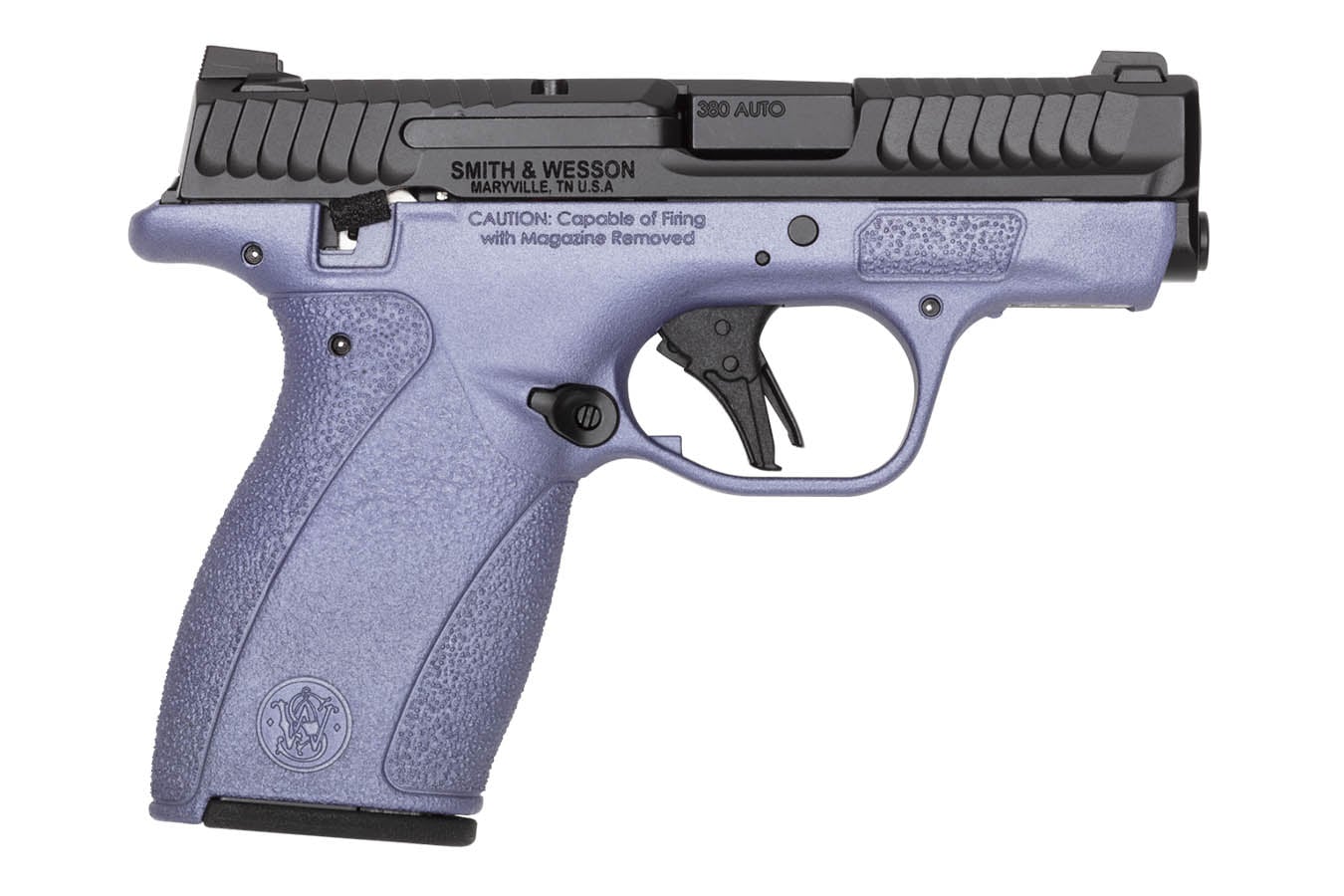 SMITH AND WESSON Bodyguard 2.0 380 ACP Semi-Auto Pistol with Orchid Purple Grip Frame