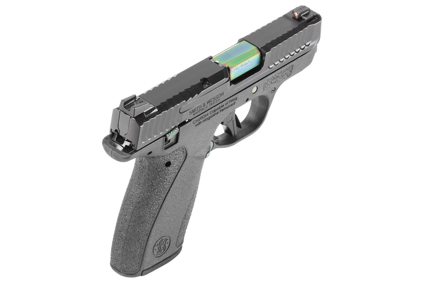 SMITH AND WESSON Bodyguard 2.0 380 ACP Pistol with Turquoise PVD Barrel and Controls