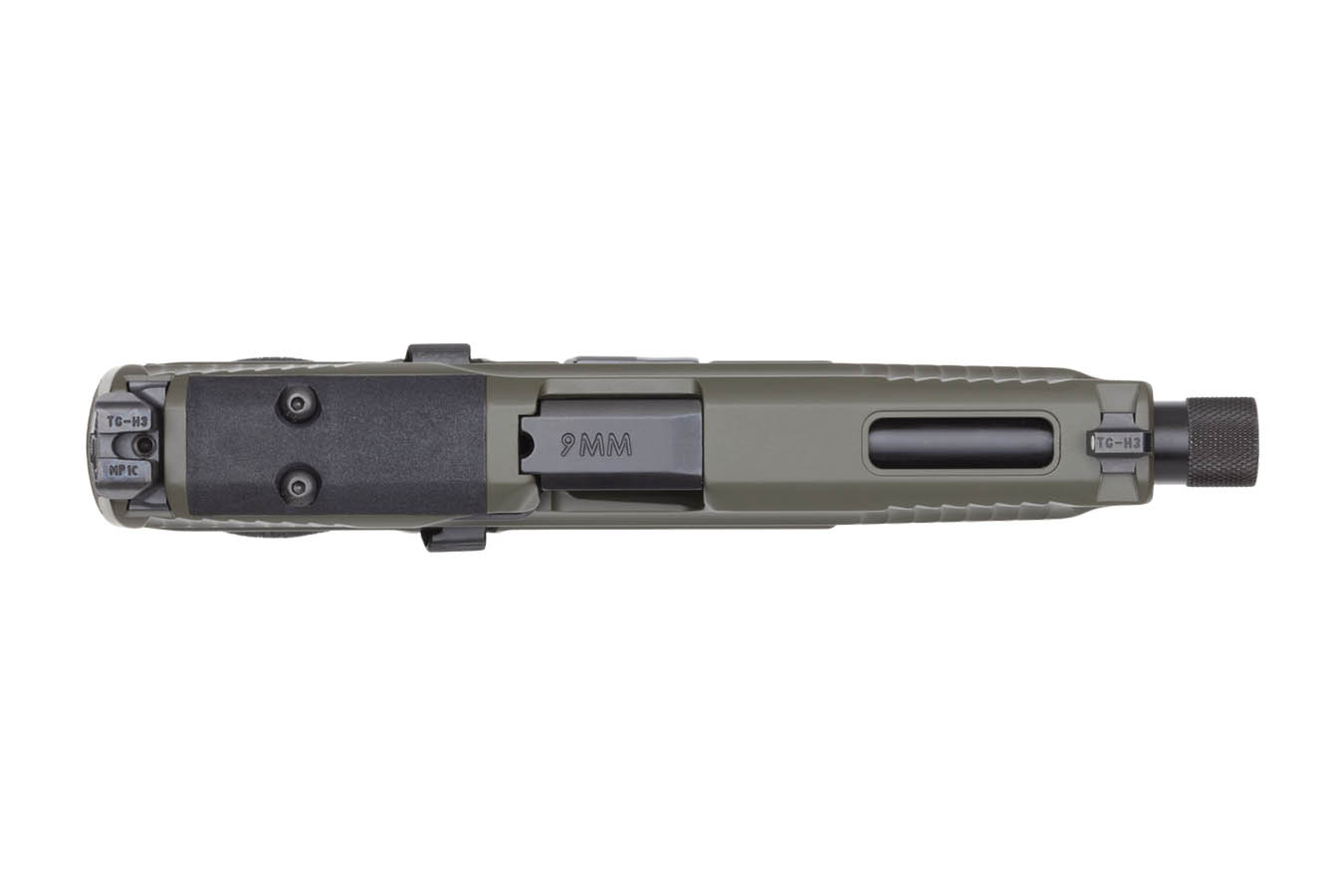 SMITH AND WESSON M&P9 M2.0 Metal 9mm Optic Ready Performance Center Pistol with Threaded Barrel and OD Green Finish