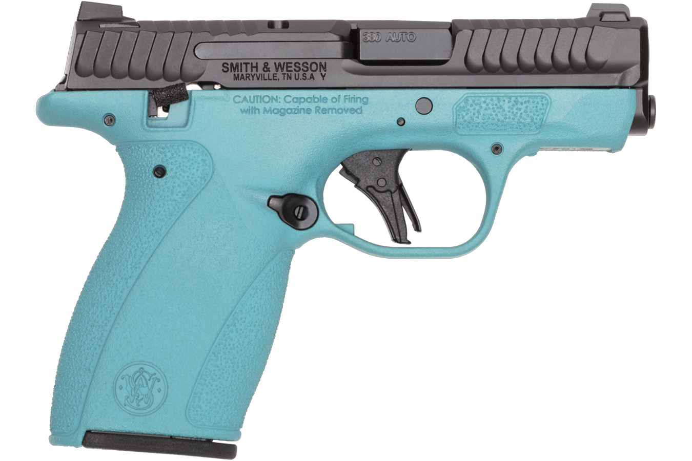 SMITH AND WESSON Bodyguard 2.0 380 ACP Semi-Auto Pistol with Aztec Teal Frame