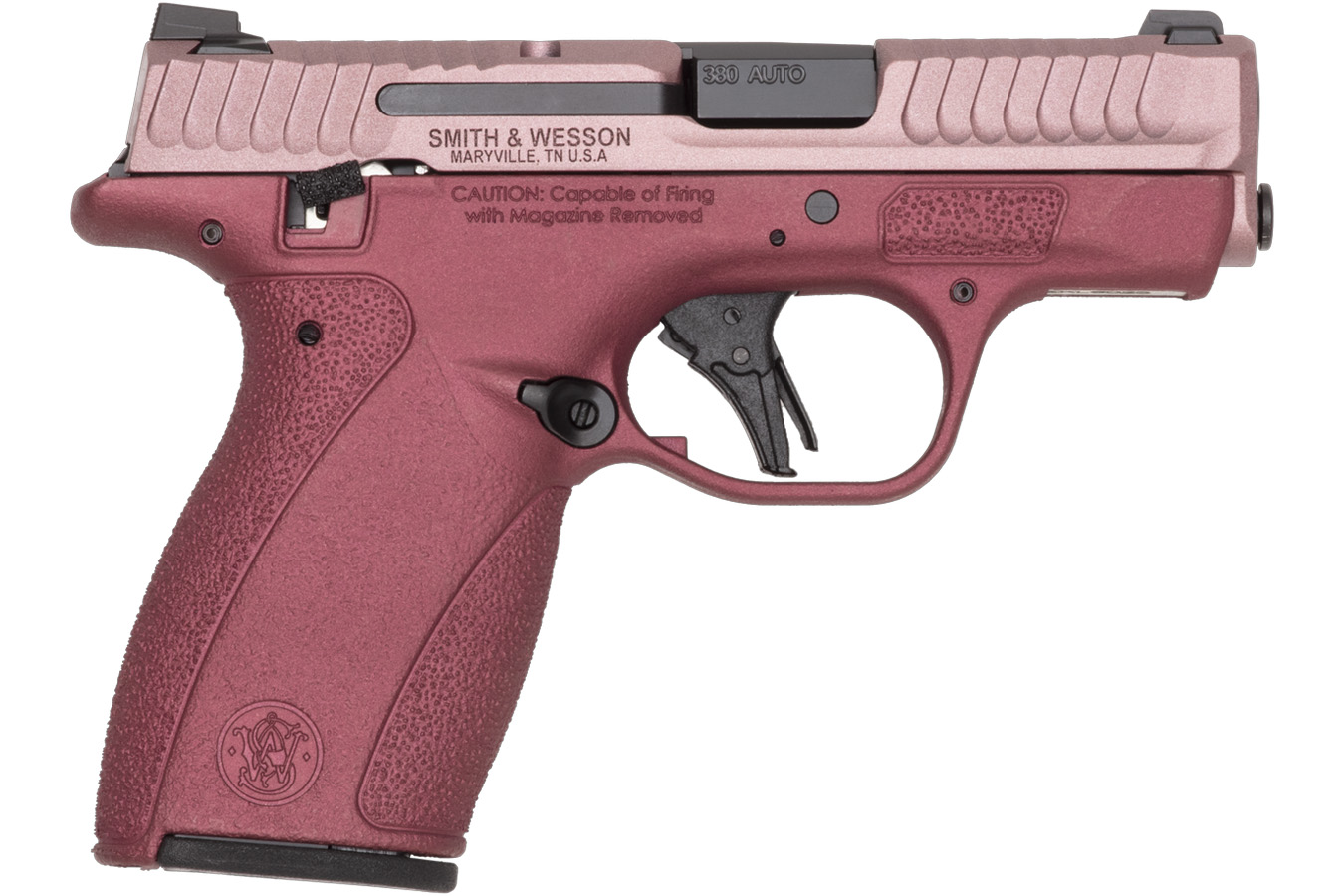 SMITH AND WESSON Bodyguard 2.0 380 ACP Semi-Auto Pistol with Cranberry Blush Finish