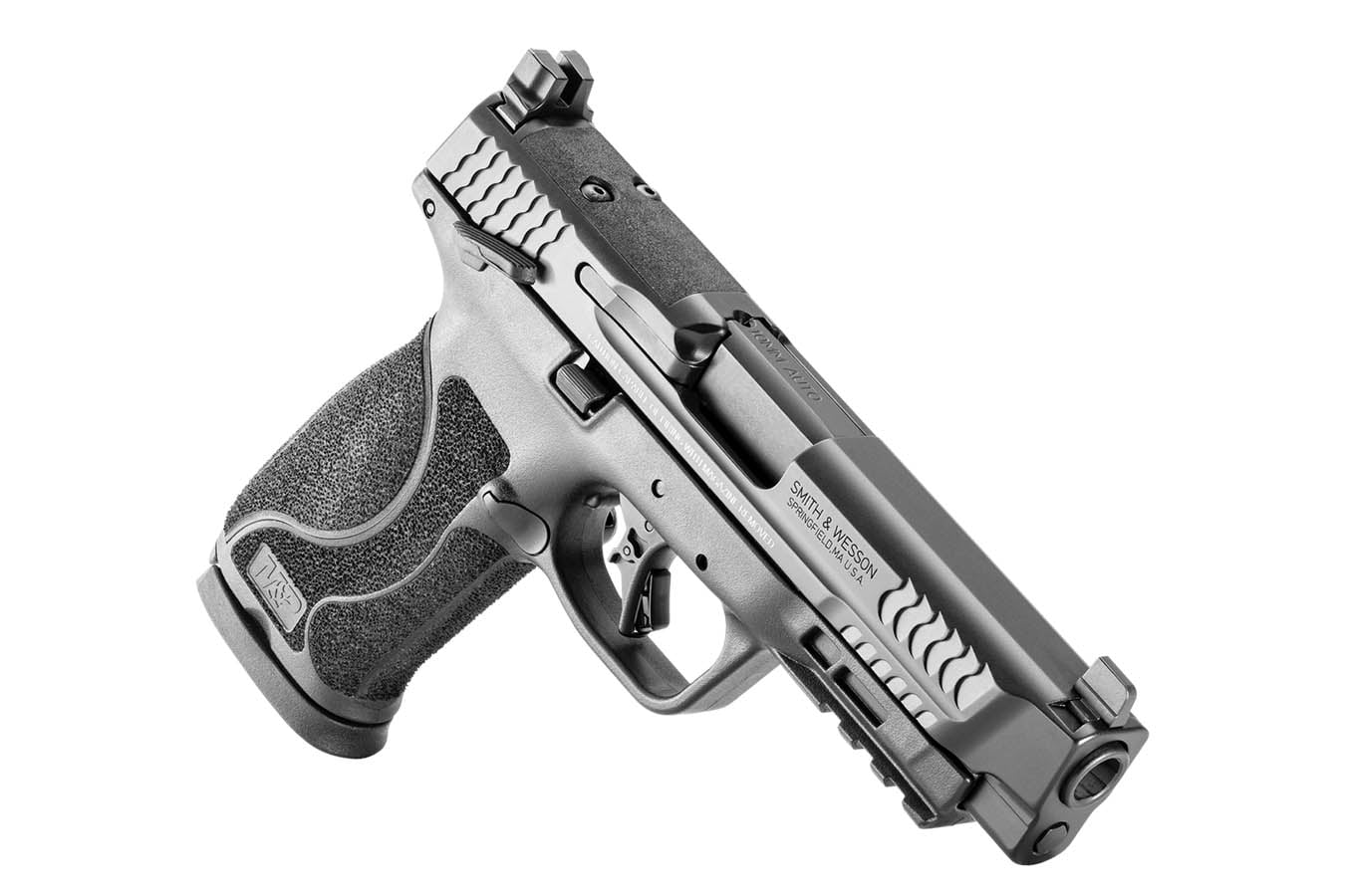 SMITH AND WESSON M&P10mm M2.0 10mm Optic Ready Bundle with Viridian RFX-11 Green Dot, Four Mags and Savior Bag