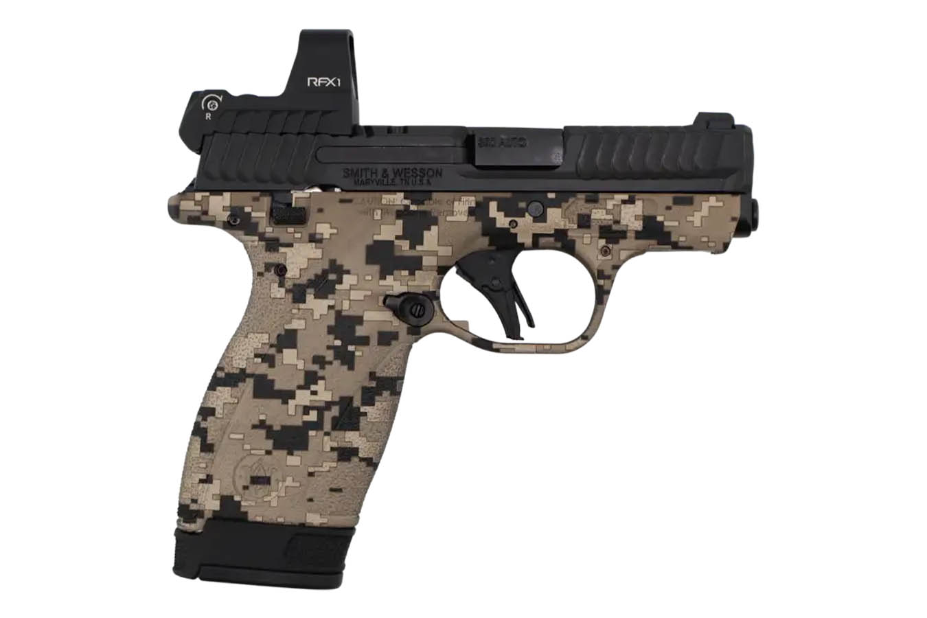 SMITH AND WESSON Bodyguard 2.0 380 ACP Pistol with Viridian RFX1 Green Dot and Digital Camo Finish