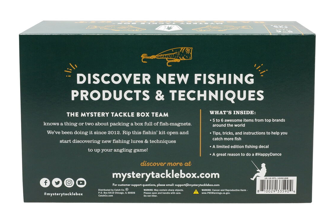CATCH CO Mystery Tackle Box - Bass Fishing Kit