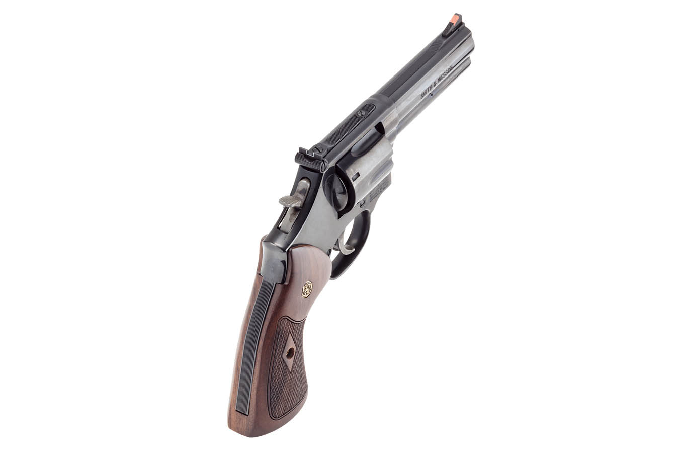 SMITH AND WESSON Model 586 Classic 357 Magnum 4-inch with Wood Grips