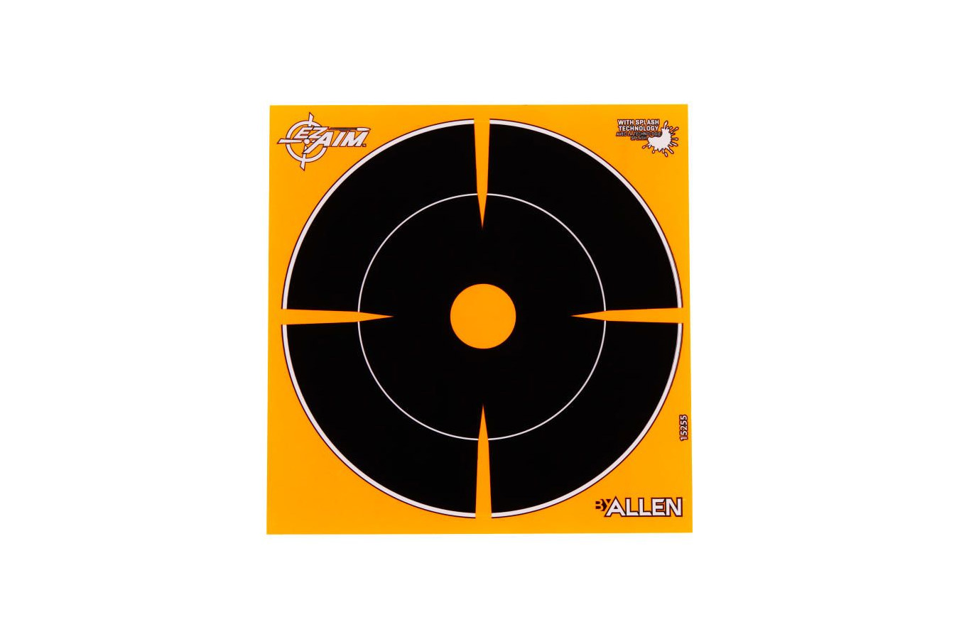 ALLEN COMPANY EZ AIM Adhesive Splash Bullseye 6x6, 12-Pack