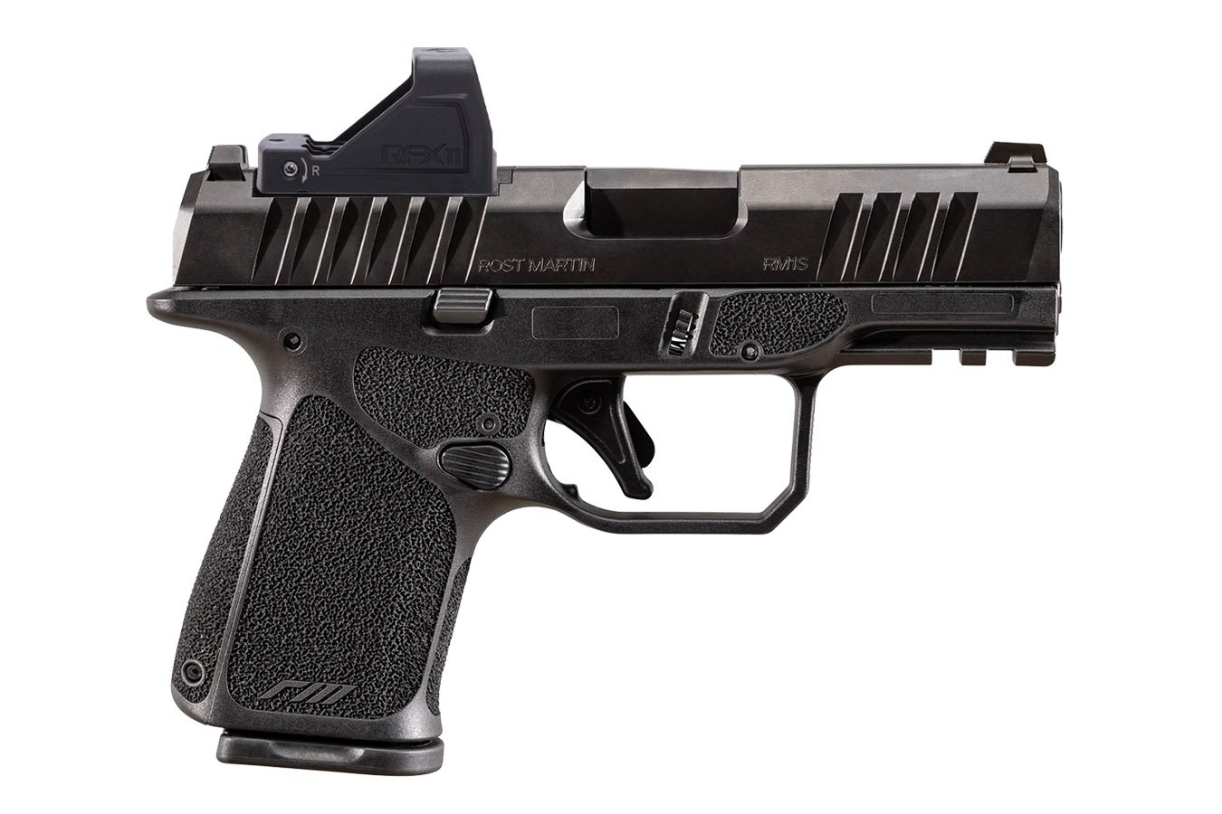 ROST MARTIN RM1S 9mm Semi-Automatic Pistol with Viridian RFX11 Green Dot, Five Magazines and Savior Bag