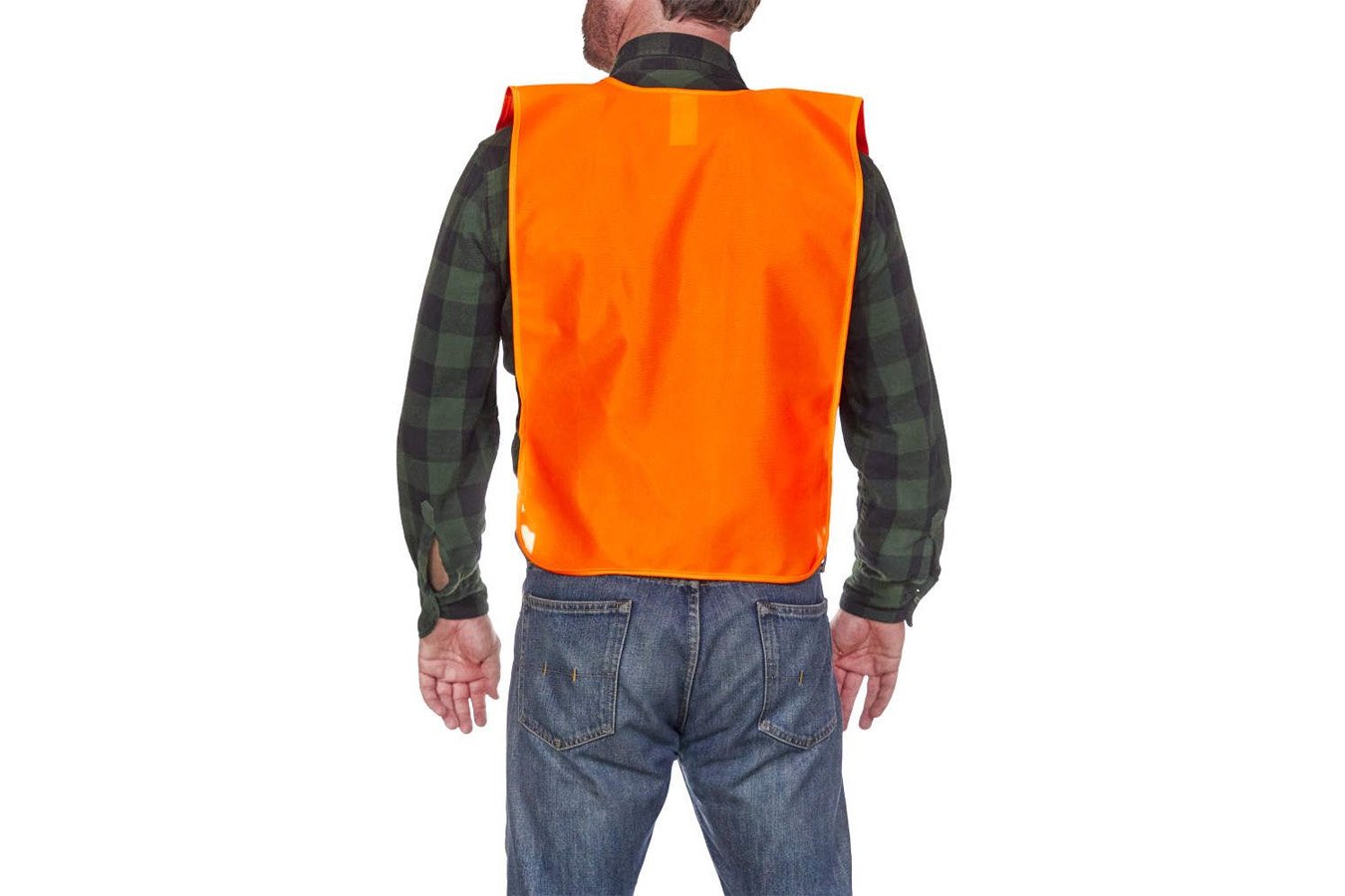 ALLEN COMPANY Safety Vest 2XL Orange Polyester