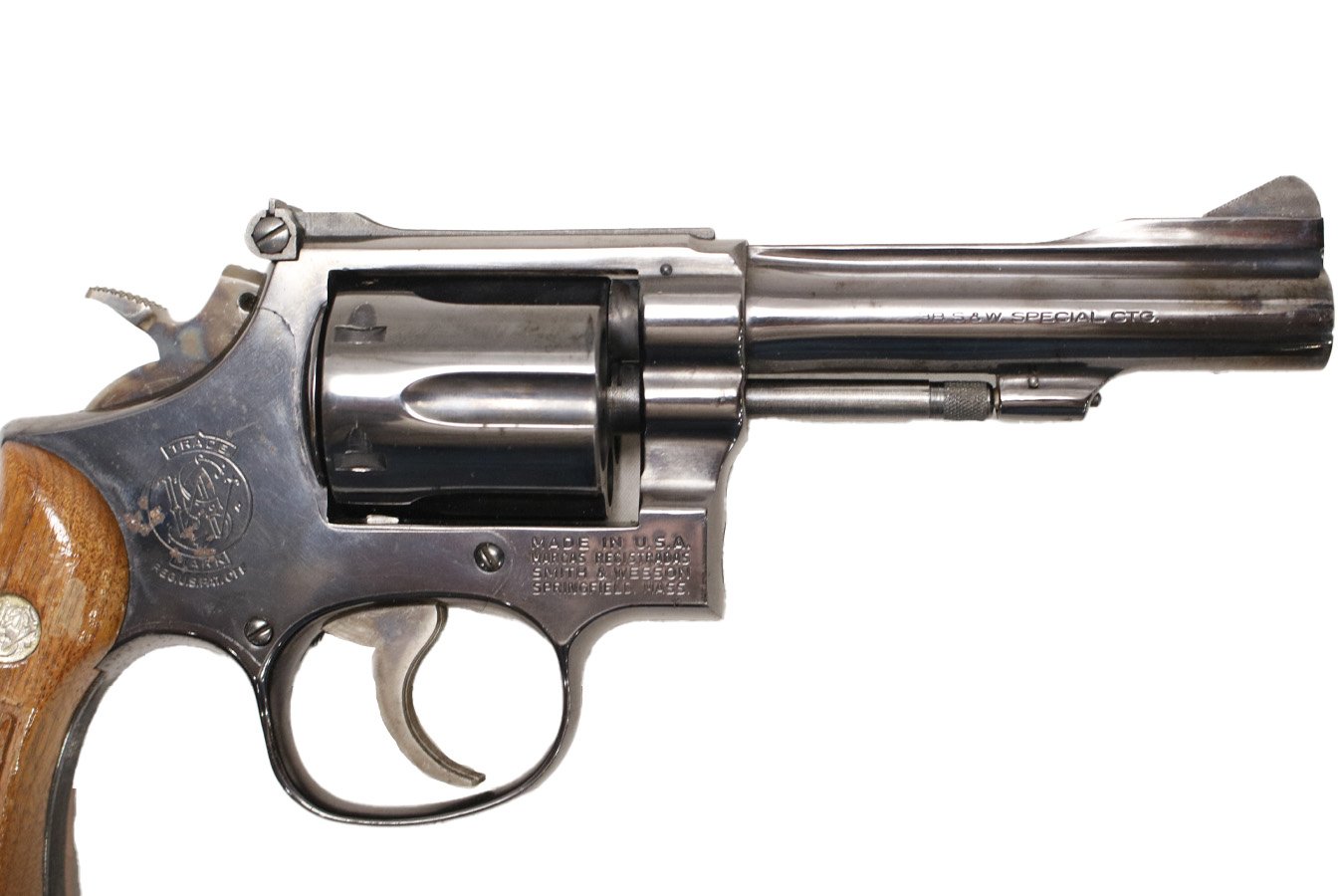 SMITH AND WESSON 15-3 38 Special Police Trade-in Revolver