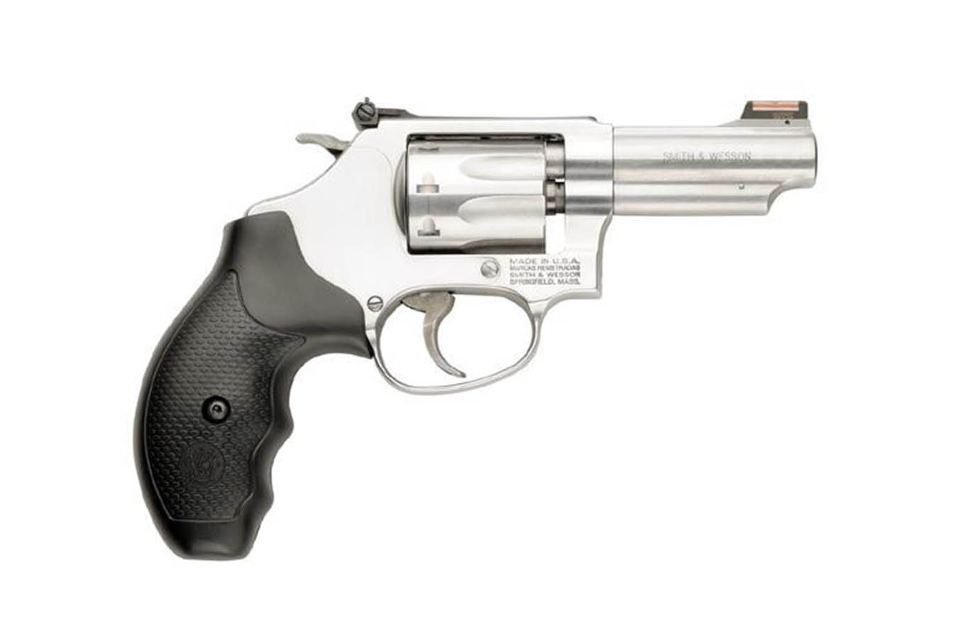 SMITH AND WESSON Model 63 22LR J-Frame Revolver with Hi-VIZ Fiber Optic Red Sight