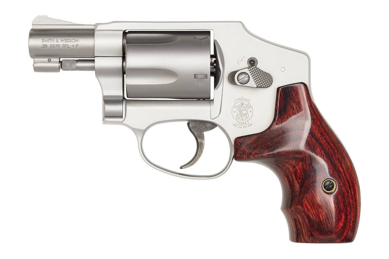 SMITH AND WESSON Model 642 Ladysmith 38 Special Revolver with Wood Grips