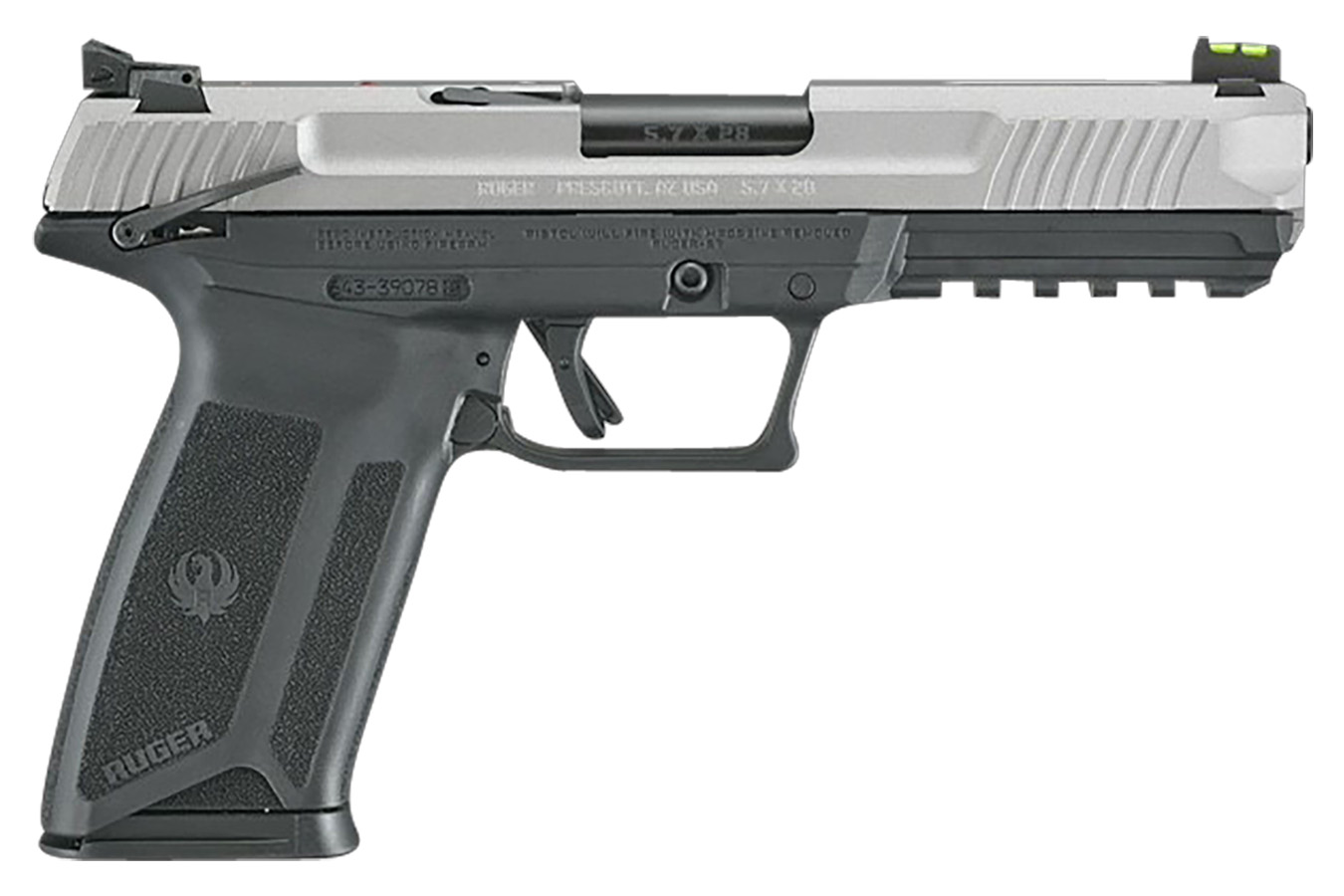 RUGER Ruger-57 5.7x28mm Pistol with Silver Cerakote Slide