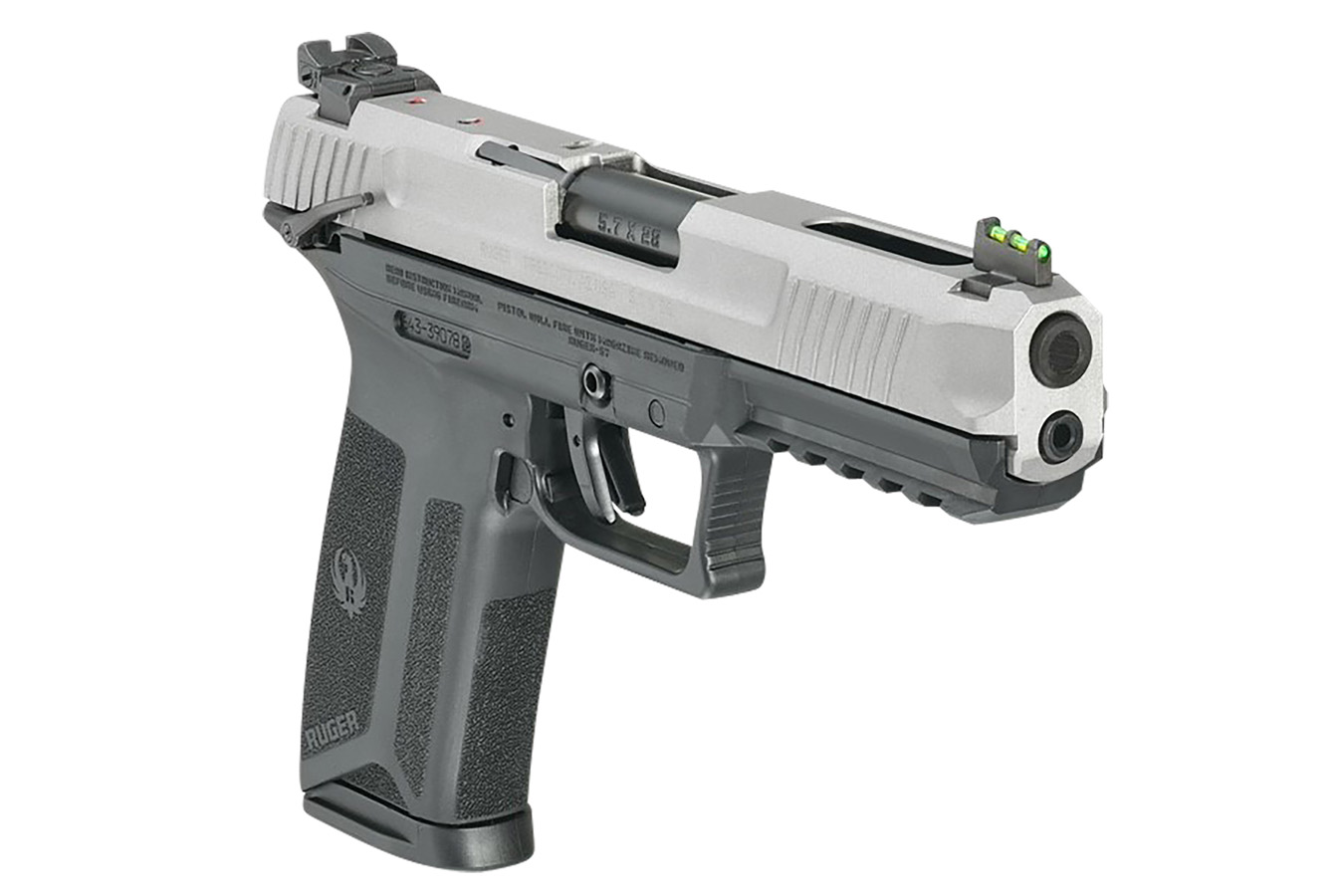RUGER Ruger-57 5.7x28mm Pistol with Silver Cerakote Slide