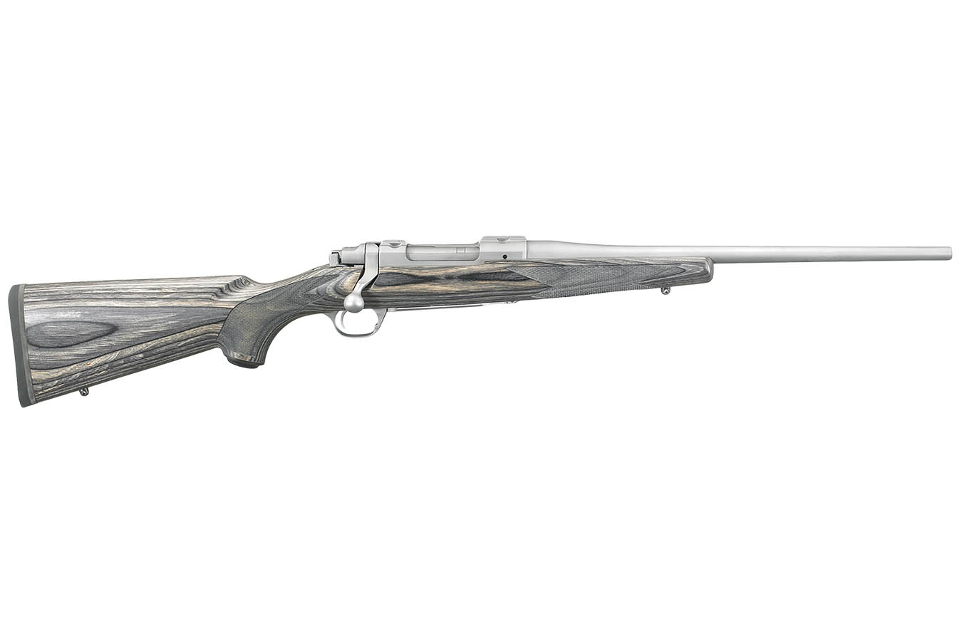 RUGER M77 Hawkeye Compact 7mm-08 Rem Bolt-Action Rifle with Stainless Barrel and Laminate Stock