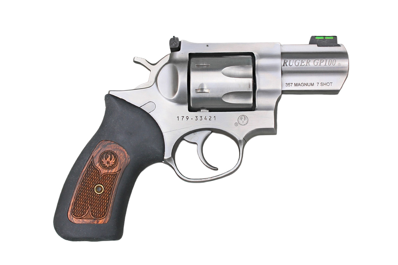 RUGER GP100 357 Magnum 7-Shot Double-Action Revolver with 2.5-Inch Barrel