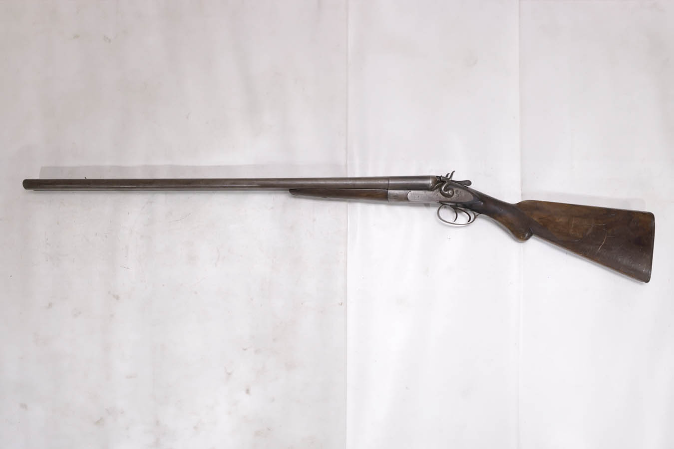 H. PIEPER Diana 12 Gauge SXS Police Trade-In Shotgun