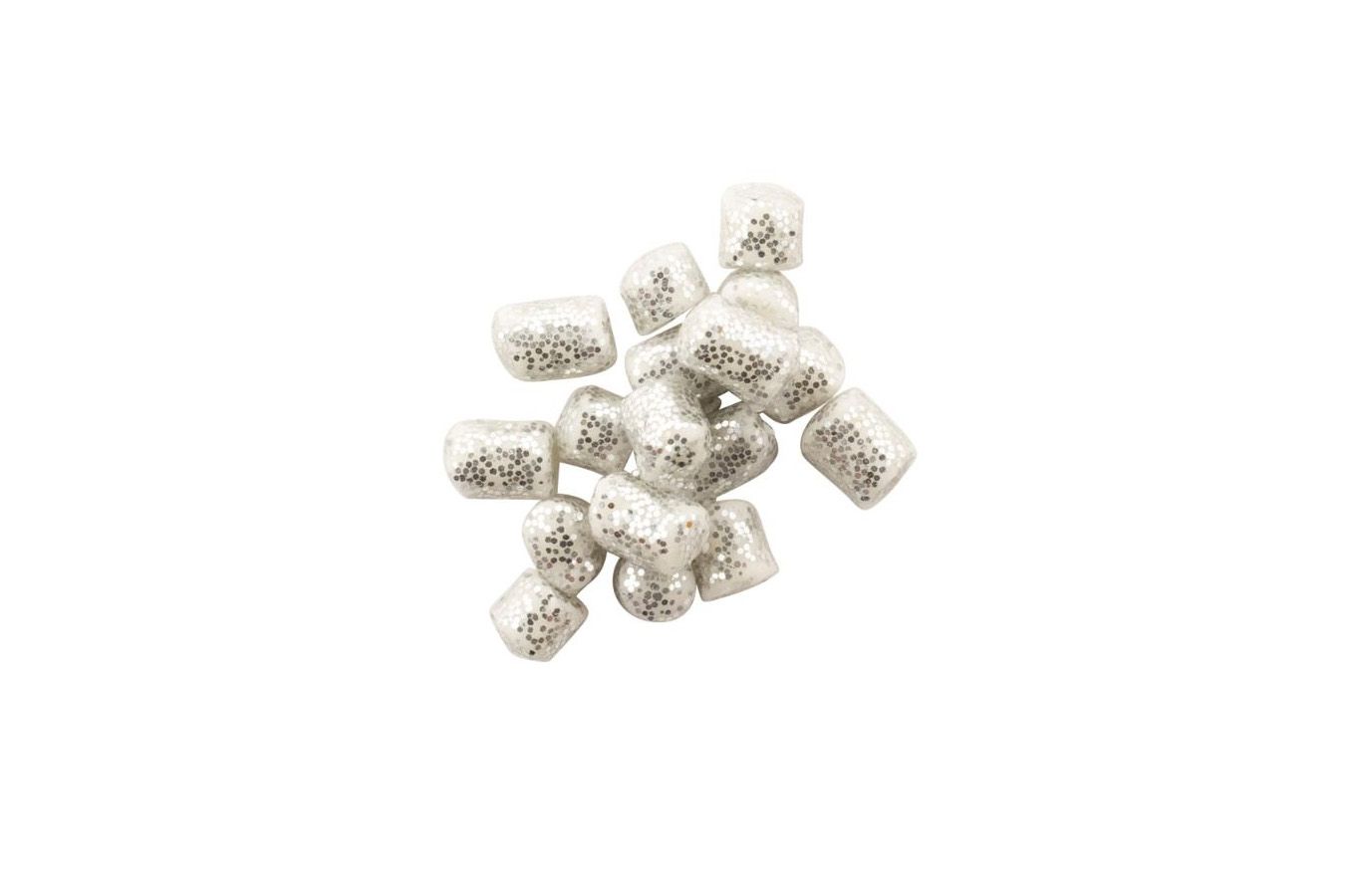 CRAPPIE MAGNET Slab Bites - Silver Glitter 