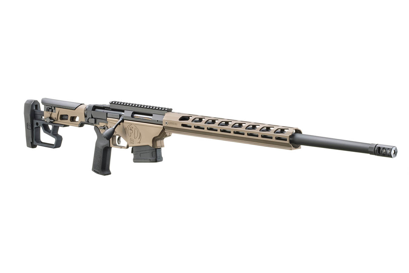 RUGER Precision 6.5 Creedmoor Bolt-Action Rifle with Smoked Bronze Cerakote Finish
