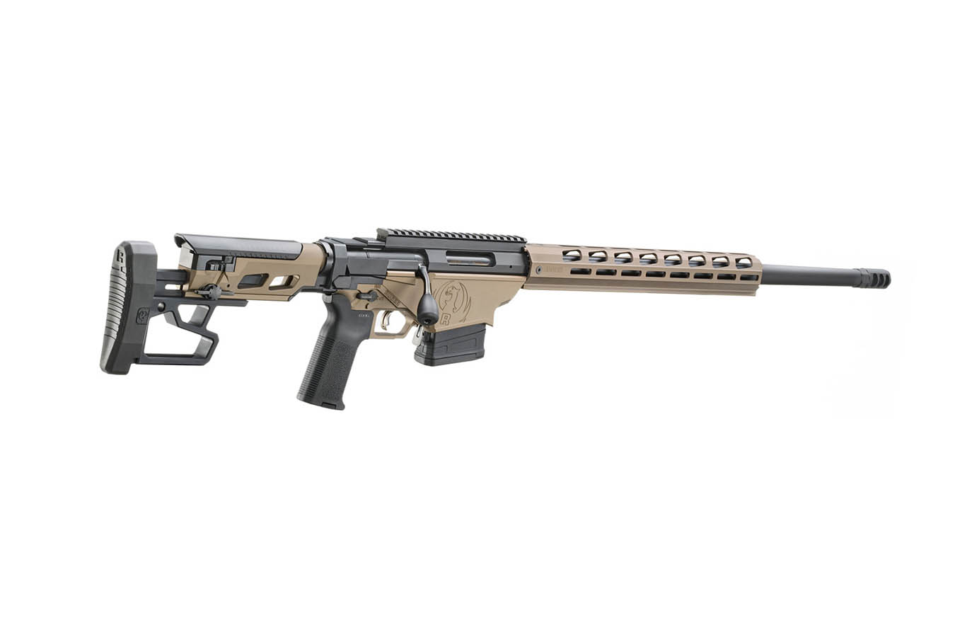 RUGER Precision 6.5 Creedmoor Bolt-Action Rifle with Smoked Bronze Cerakote Finish