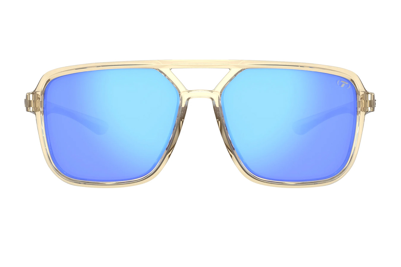 TIFOSI Salto Golden Ray with Sky Blue Mirror Lenses