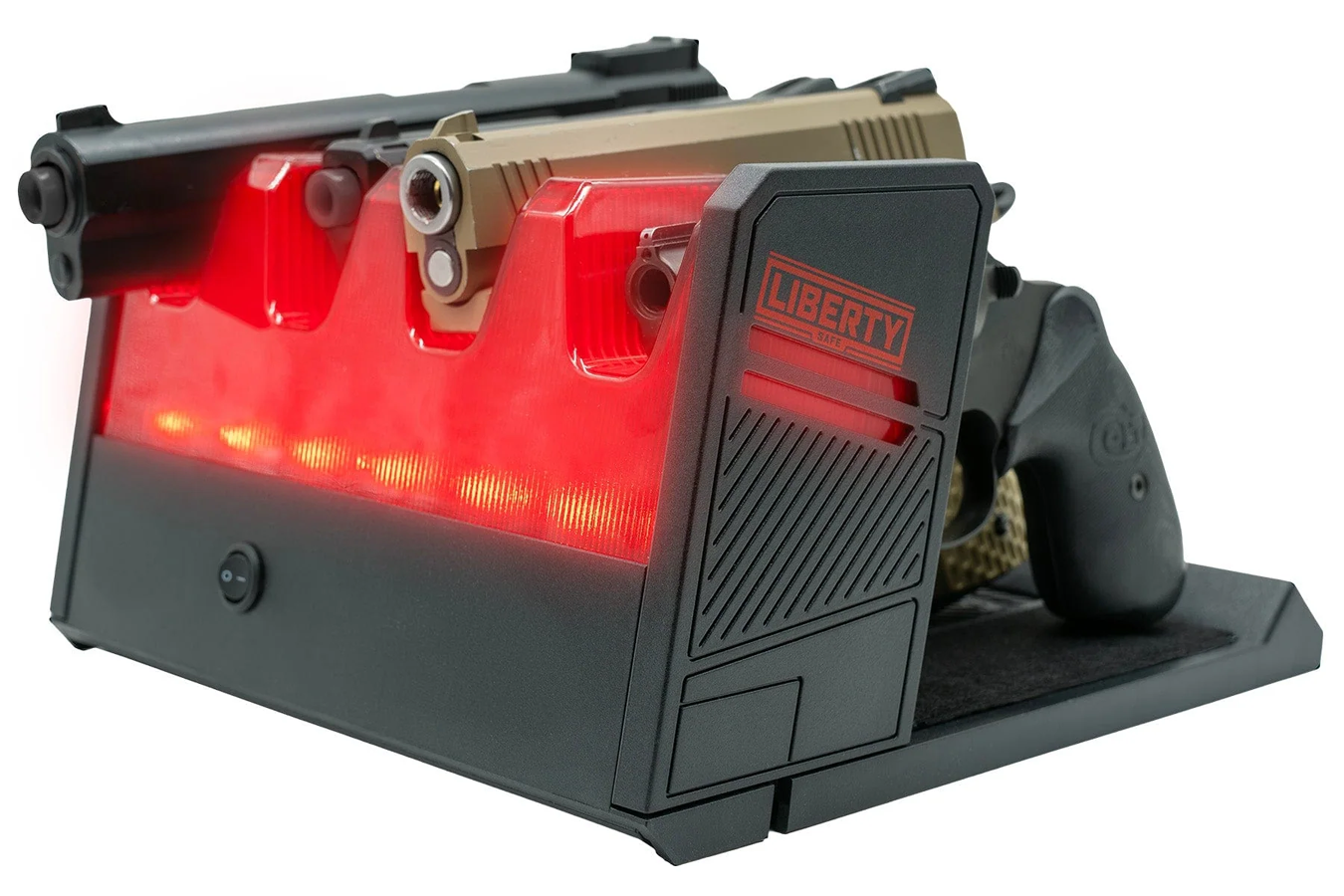 LIBERTY LED Pistol Rack / Holder - Red