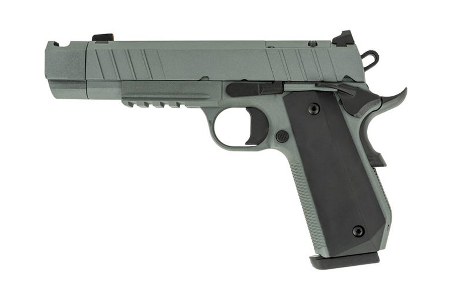 TISAS 1911 Night Stalker Comp 45 ACP Optic Ready Pistol with Grey Cerakote Finish