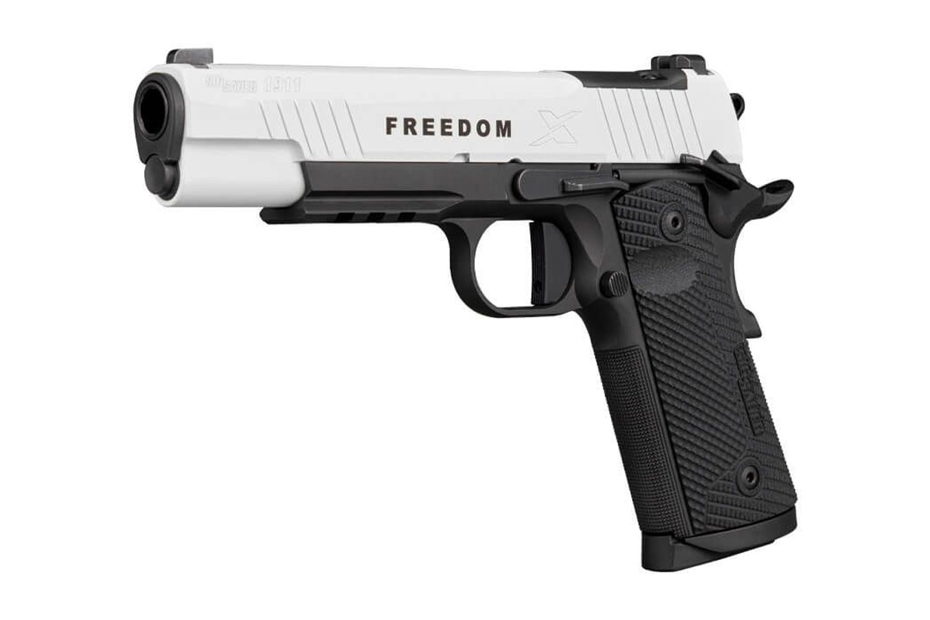 SIG SAUER 1911X 45 ACP TPUSA Limited-Edition Freedom Series Pistol with White Cerakote Finish