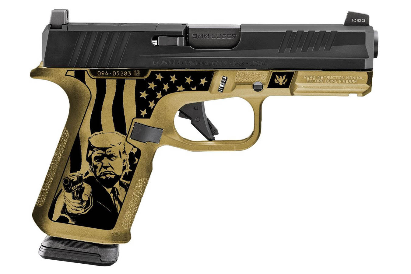 RUGER RXM 9mm Optic Ready 15+1 Don Wick Special Edition Donald Trump Pistol