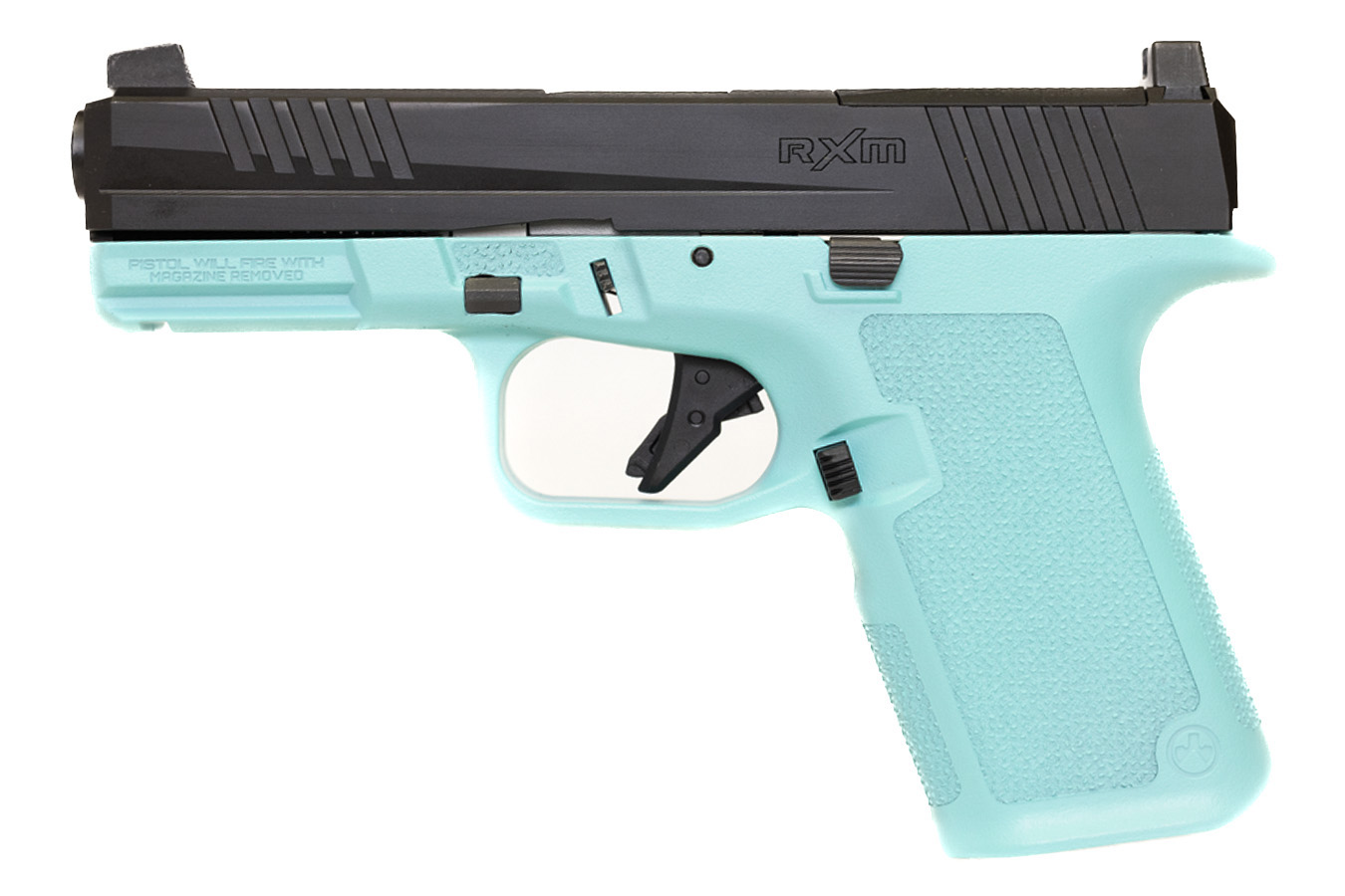 RUGER RXM 9mm Optic Ready 15+1 Striker-Fired Pistol with Robin's Egg Blue Finish