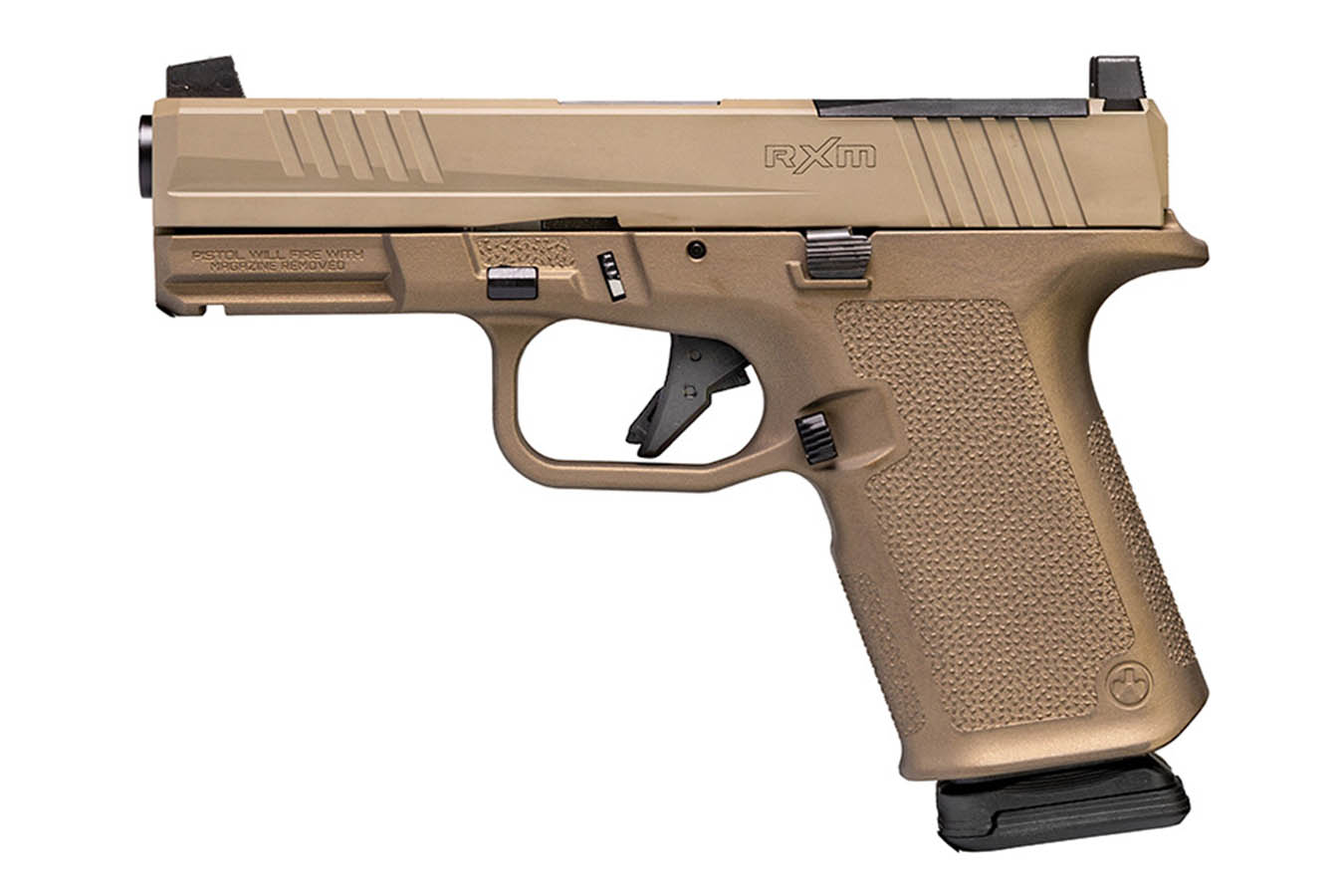RUGER RXM 9mm Optic Ready 15+1 Striker-Fired Pistol with FDE Magpul Enhanced Grip