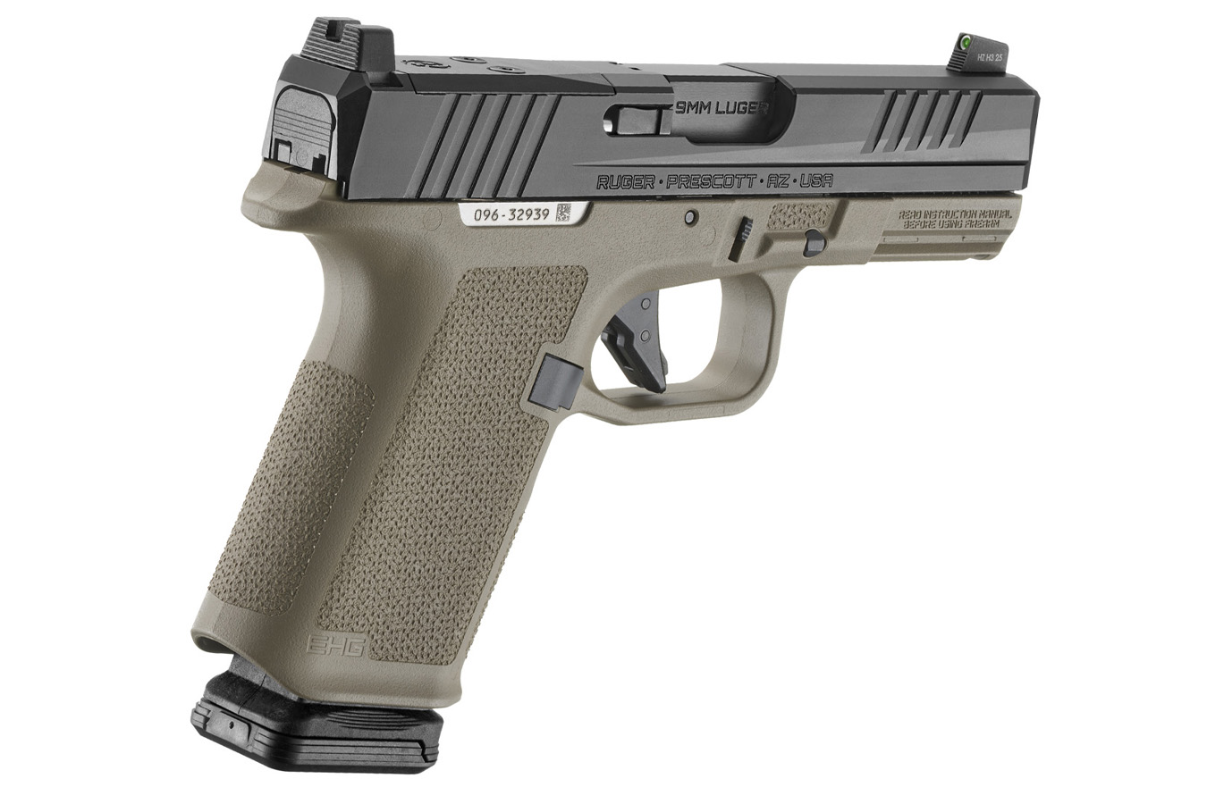 RUGER RXM 9mm Optic Ready Pistol with FDE Frame and Black Slide