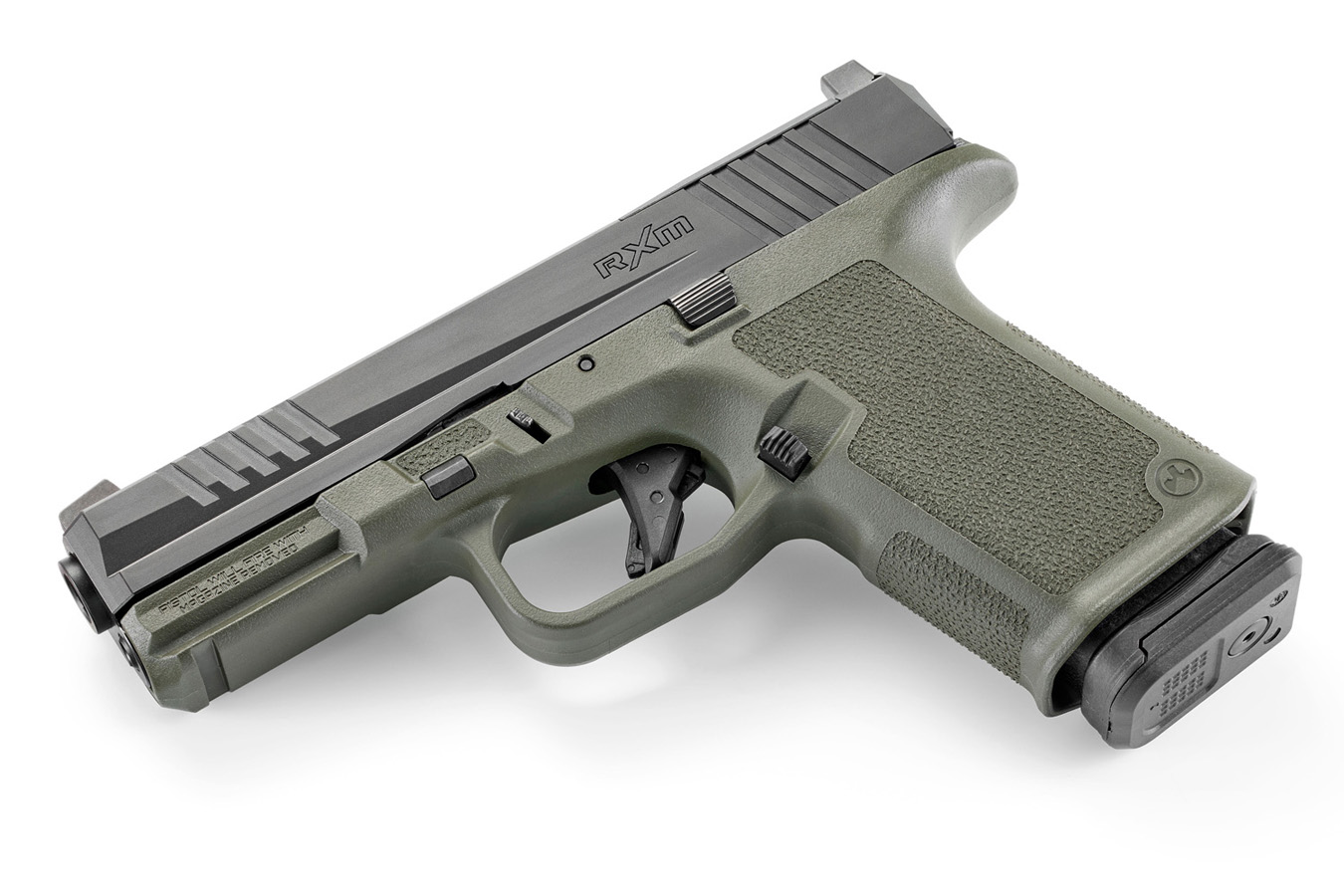 RUGER RXM 9mm Optic Ready Pistol with ODG Frame and Black Slide