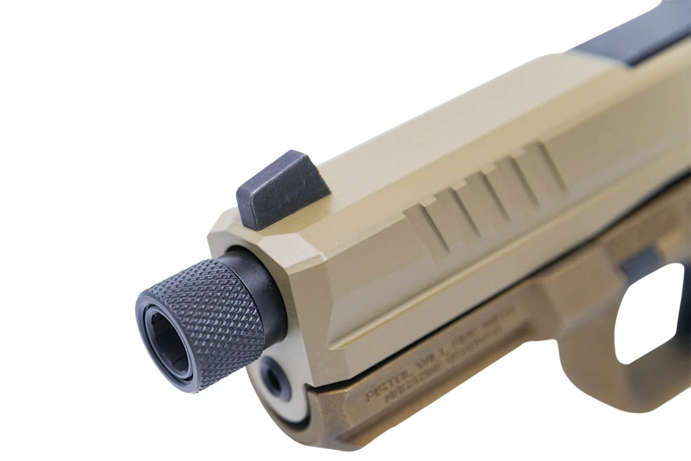 RUGER RXM 9mm Optic Ready Pistol with FDE Finish and Threaded Barrel
