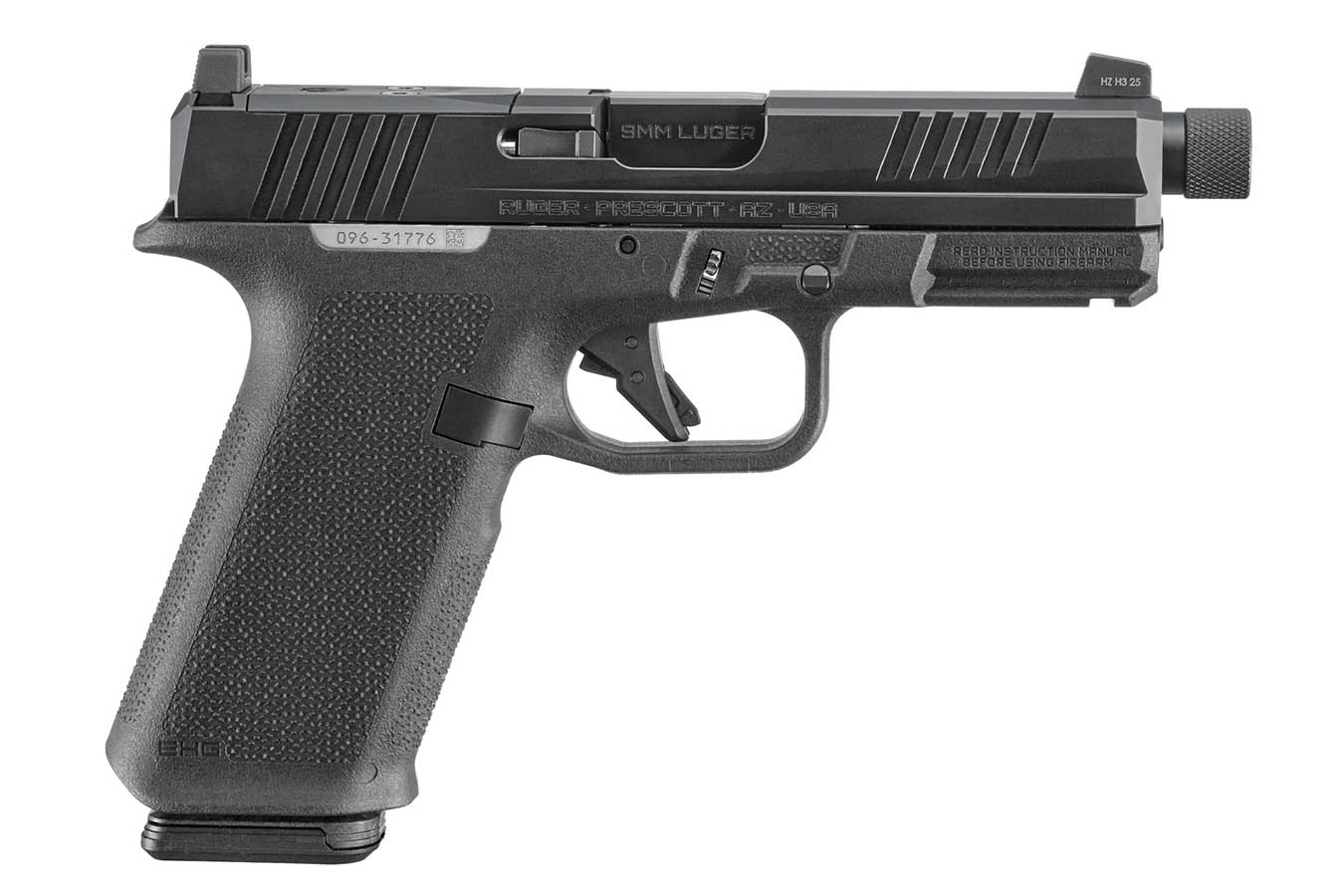 RUGER RXM 9mm Full-Size 17+1 Optic Ready Pistol with Threaded Barrel