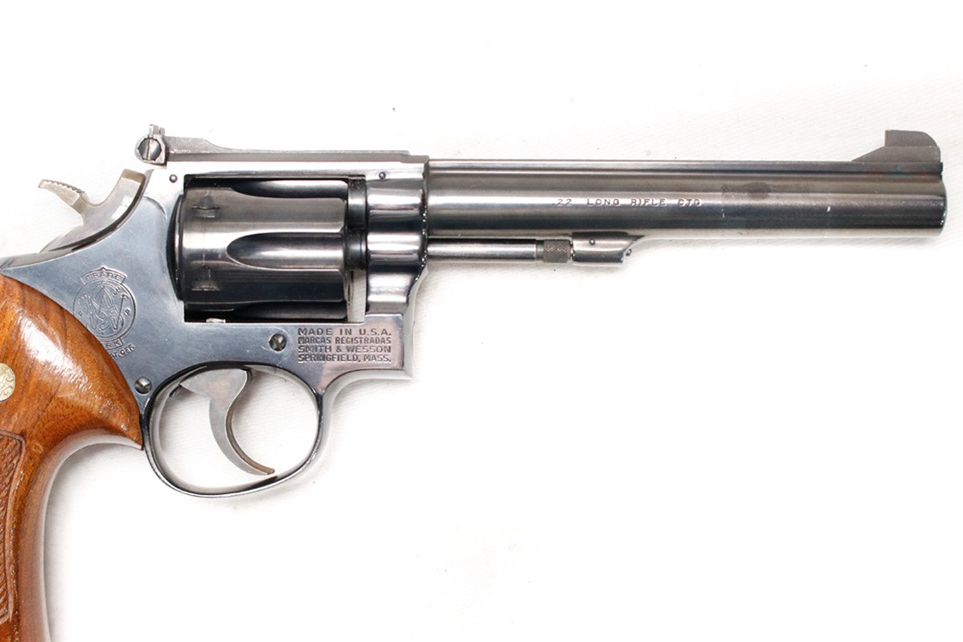 SMITH AND WESSON 17-3 22 LR Police Trade-In Revolver with 6 Inch Barrel