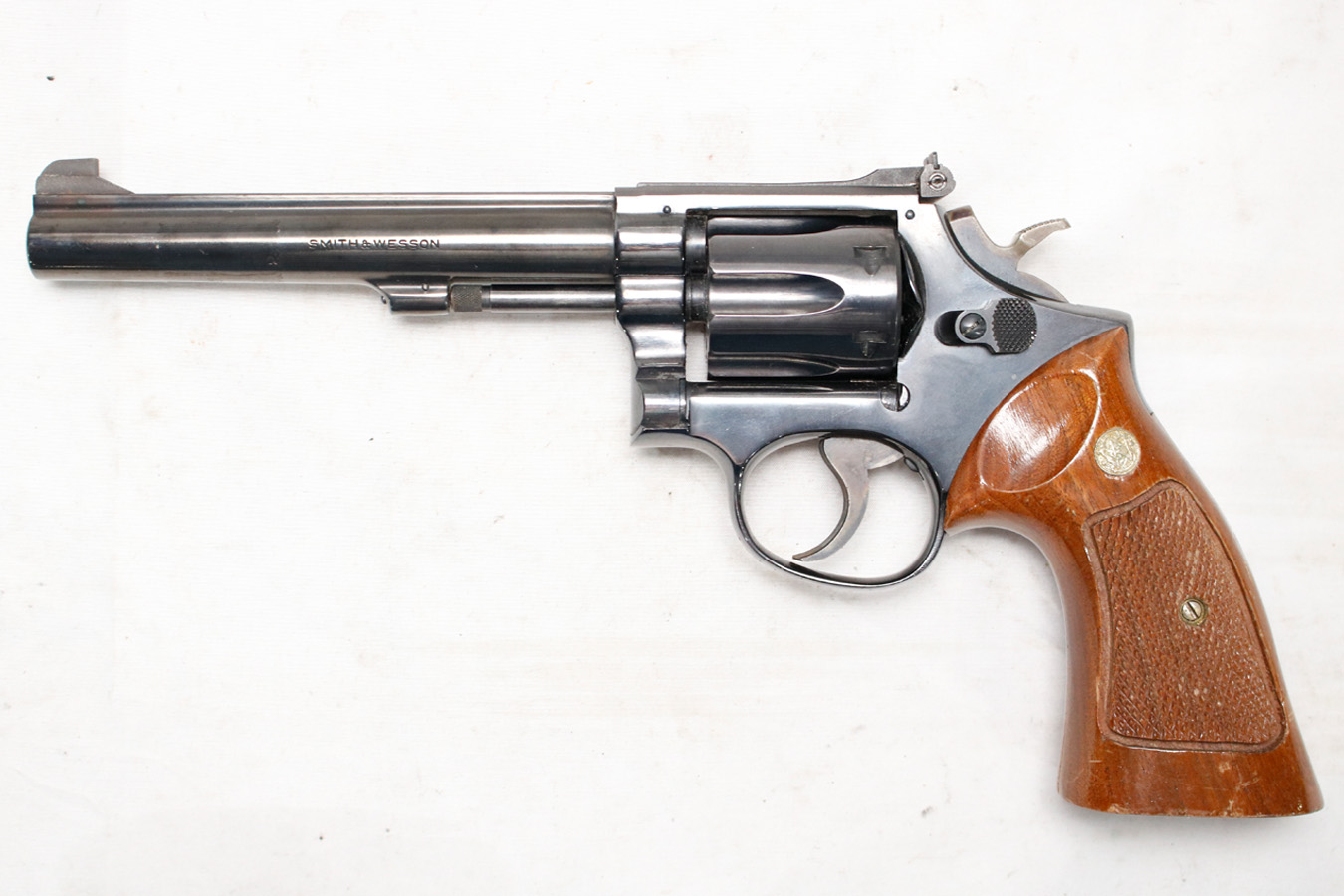 SMITH AND WESSON 17-3 22 LR Police Trade-In Revolver with 6 Inch Barrel