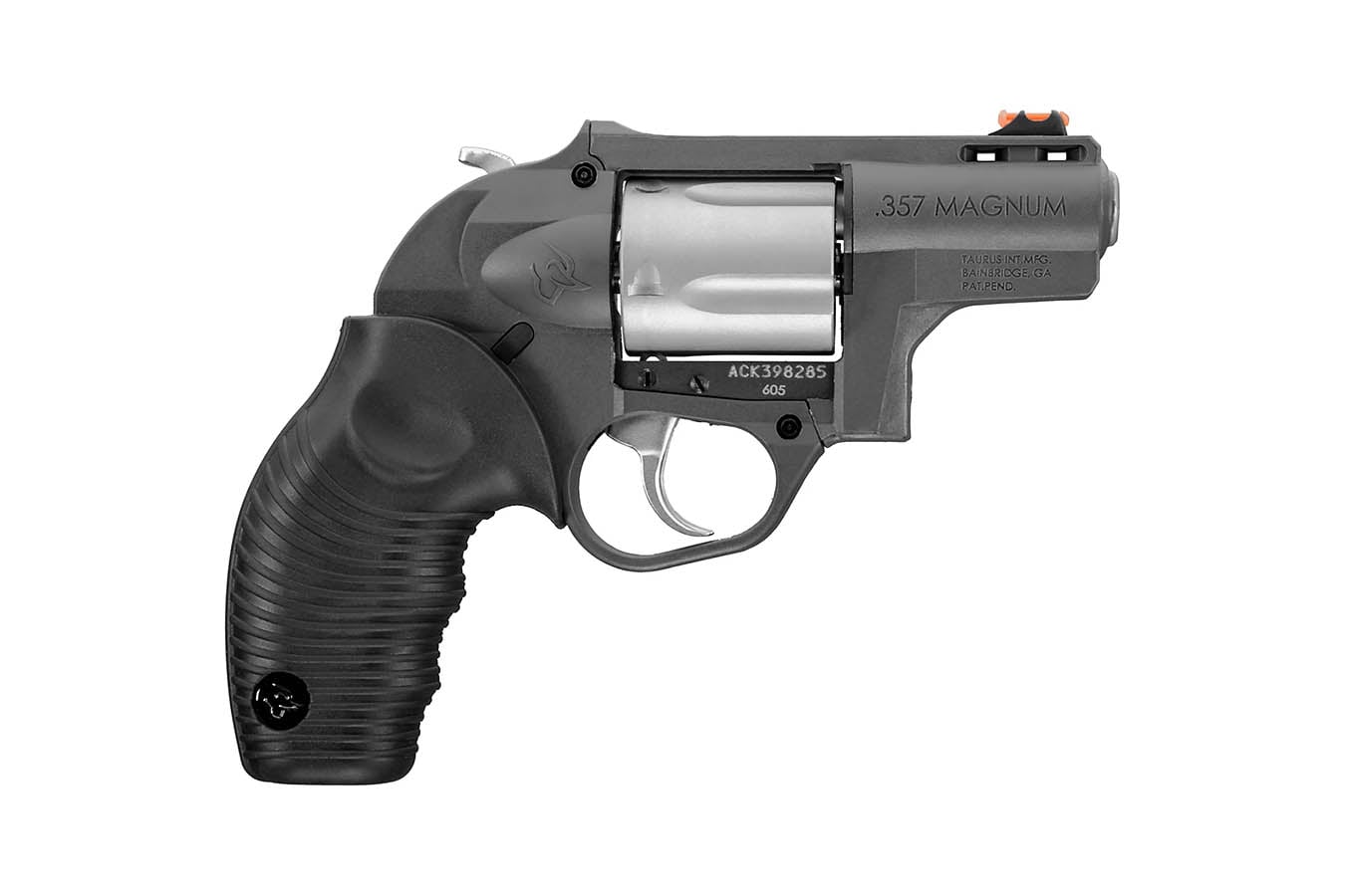 TAURUS M605 Protector 357 Magnum Revolver with Gray Finish and Stainless Cylinder