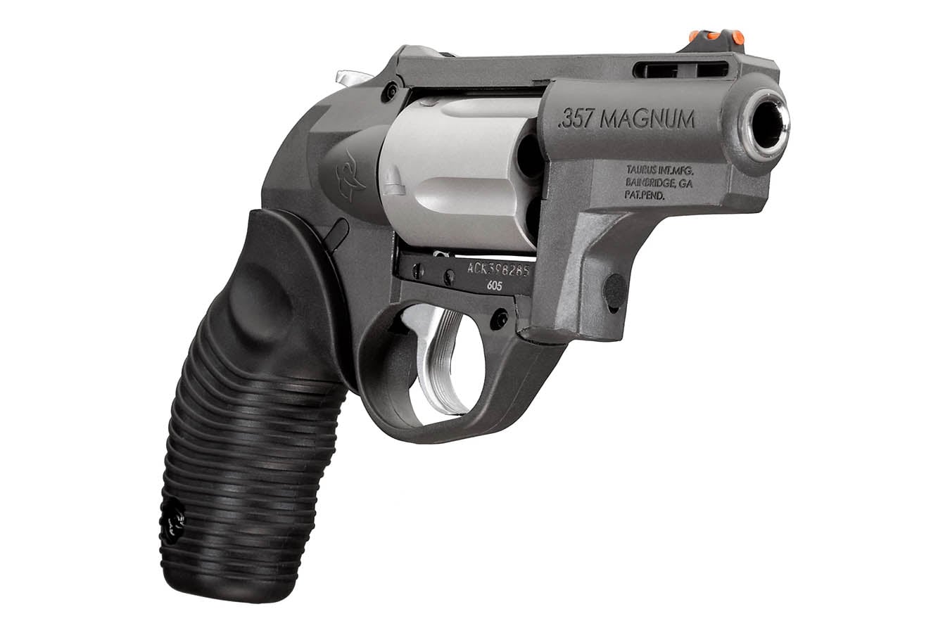 TAURUS M605 Protector 357 Magnum Revolver with Gray Finish and Stainless Cylinder