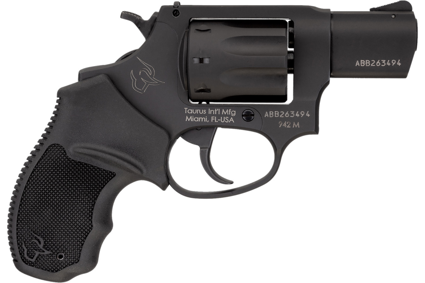 TAURUS 942 22 Magnum Rimfire Revolver with Matte Black Finish