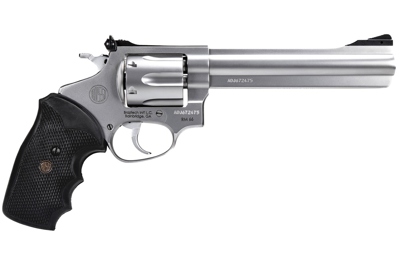 ROSSI RM66 357 Mag Revolver with Satin Stainless Steel Finish