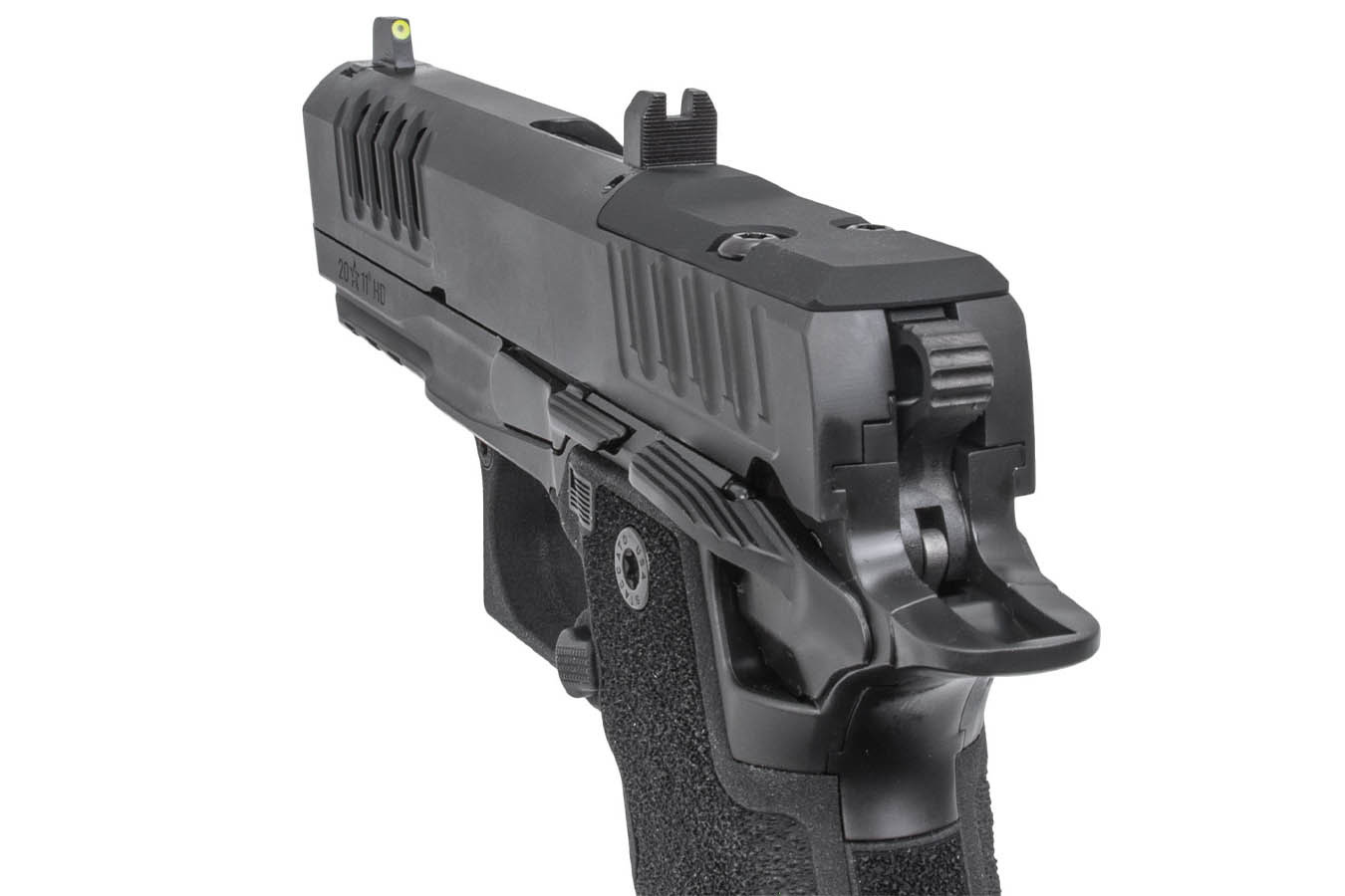 STACCATO HD P4 Duty Premium 9mm 2011 Optic Ready Pistol with Trijicon Night Sights and 3 Magazines (Glock Mag Compatible)